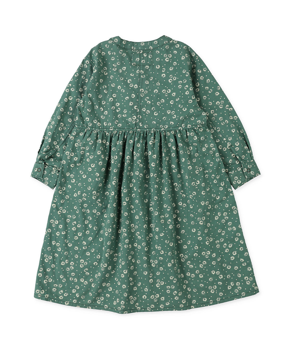 Flower and Dot Knee-length Dress