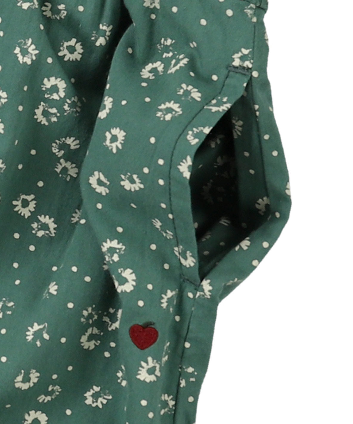 Flower and Dot Knee-length Dress