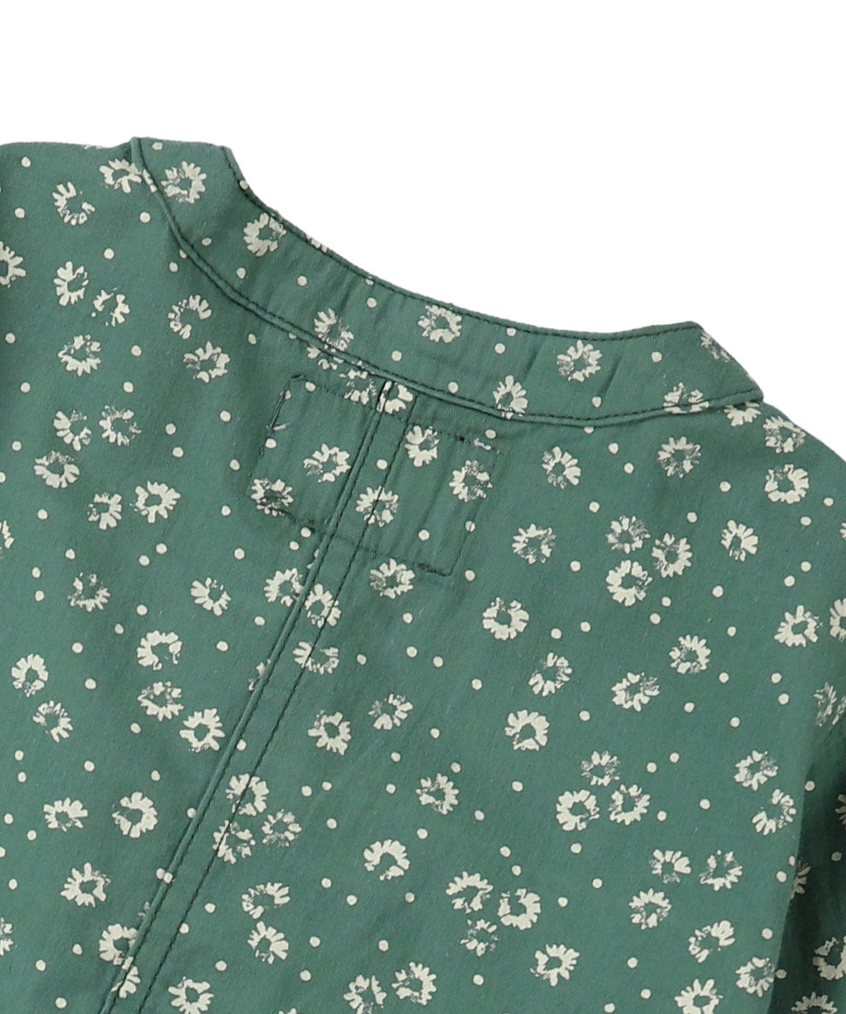 Flower and Dot Knee-length Dress
