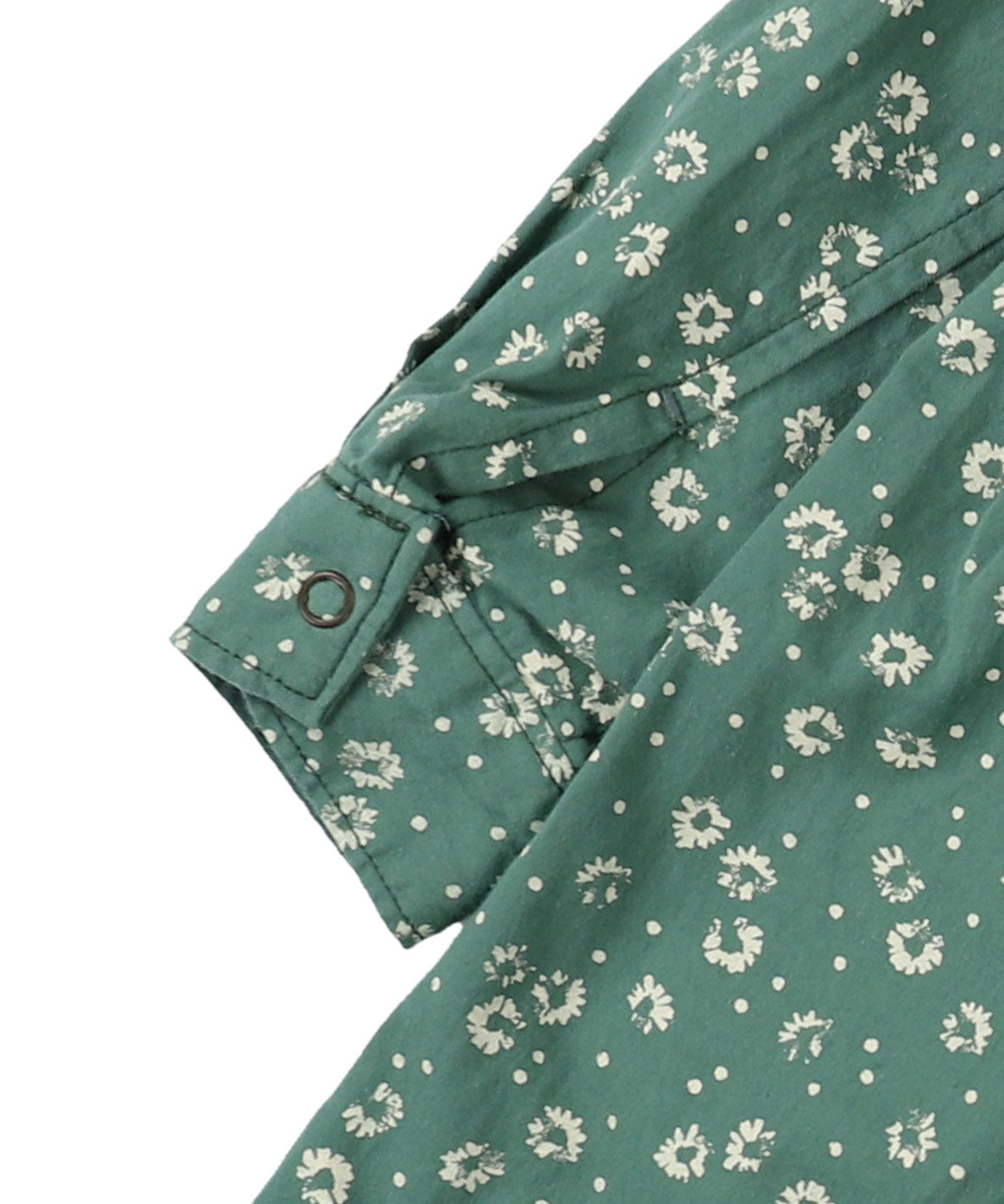 Flower and Dot Knee-length Dress