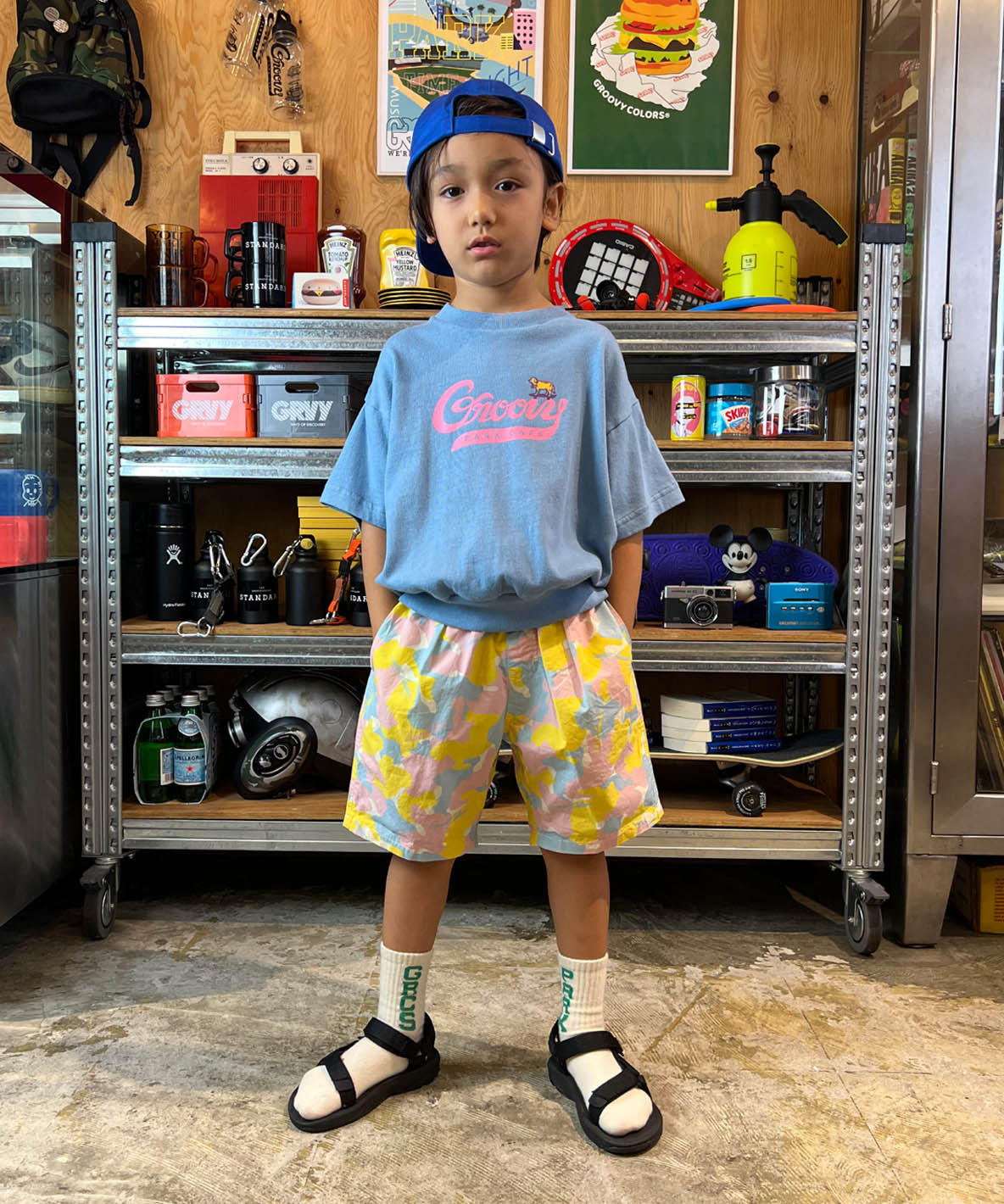 Cotton Jersey GROOVY PARK CAFE TEE