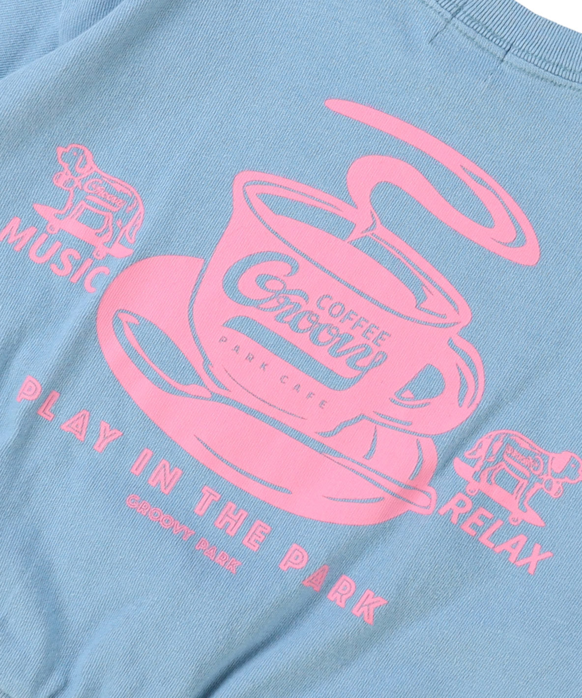 Cotton Jersey GROOVY PARK CAFE TEE
