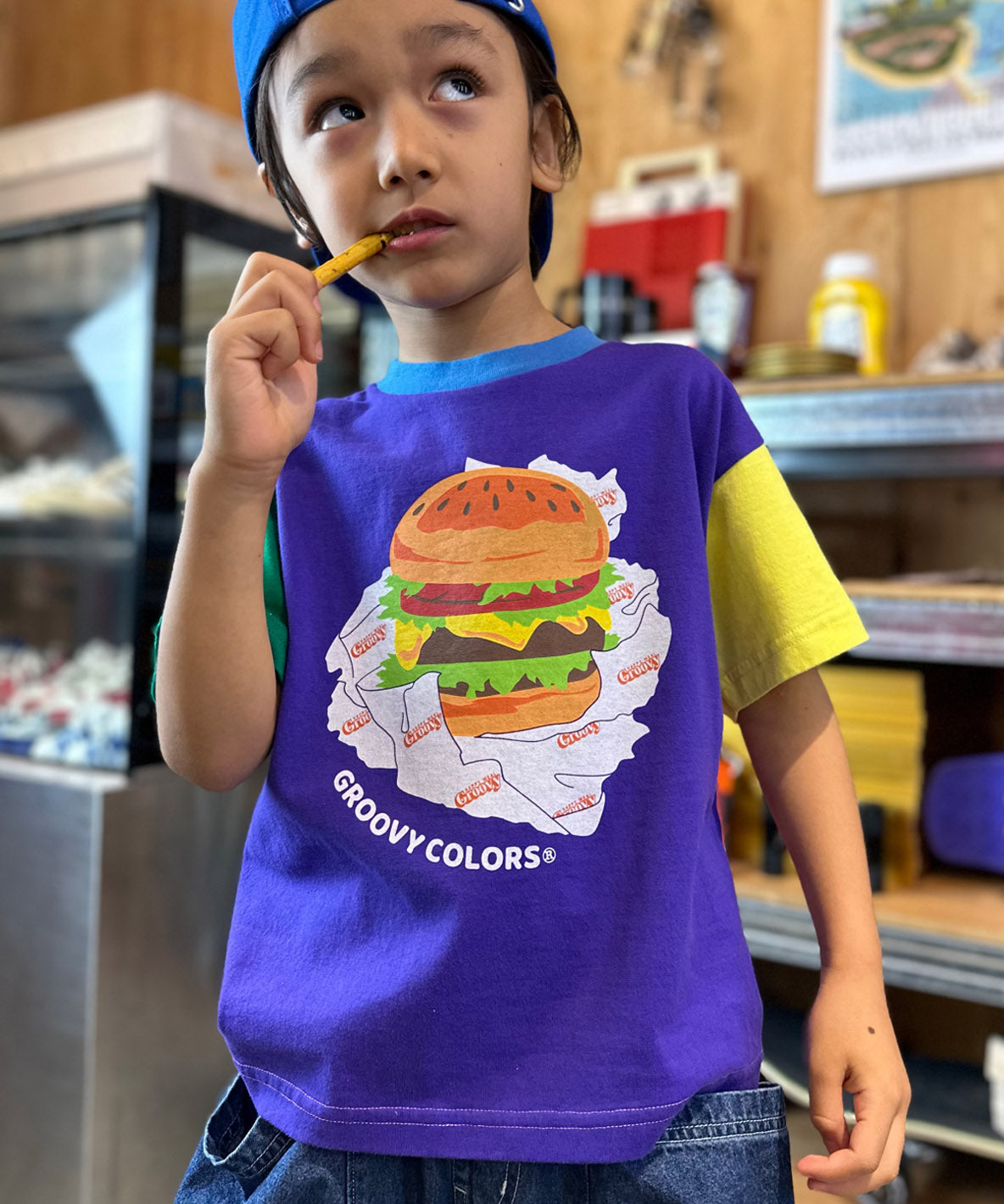 Cotton Jersey HAMBURGER TEE