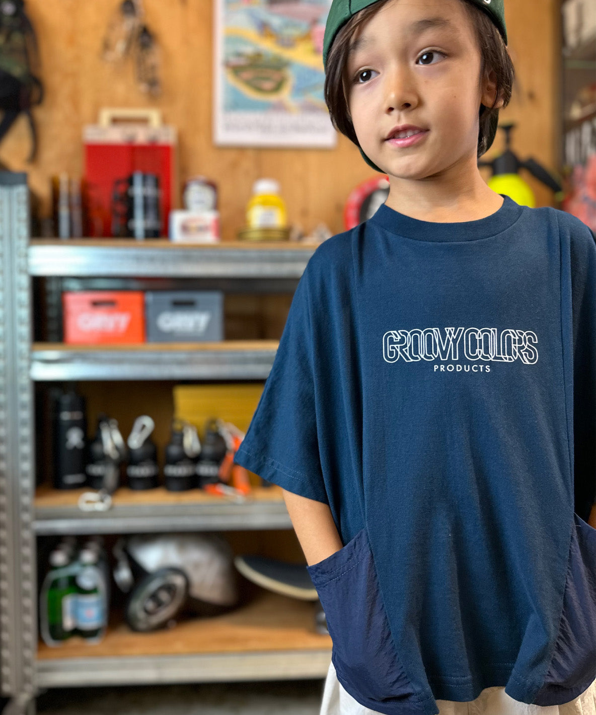Cotton Jersey Switched Wide TEE