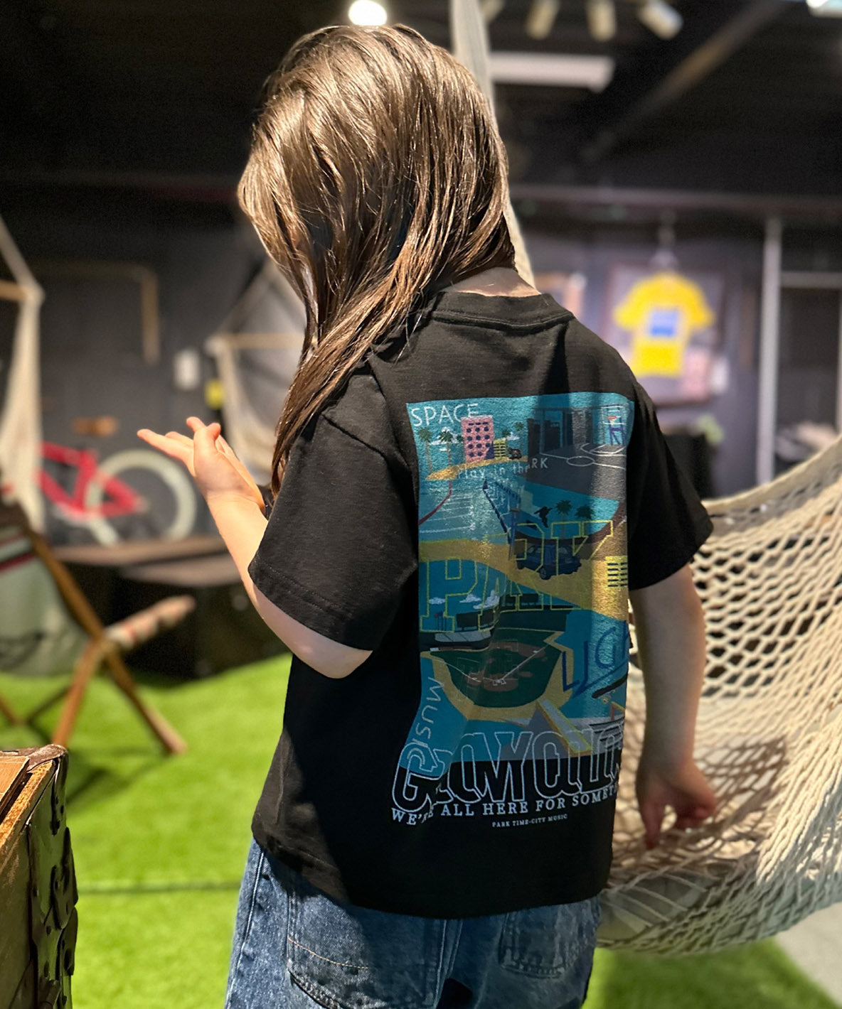 Cotton Jersey PLAY IN THE PARK TEE
