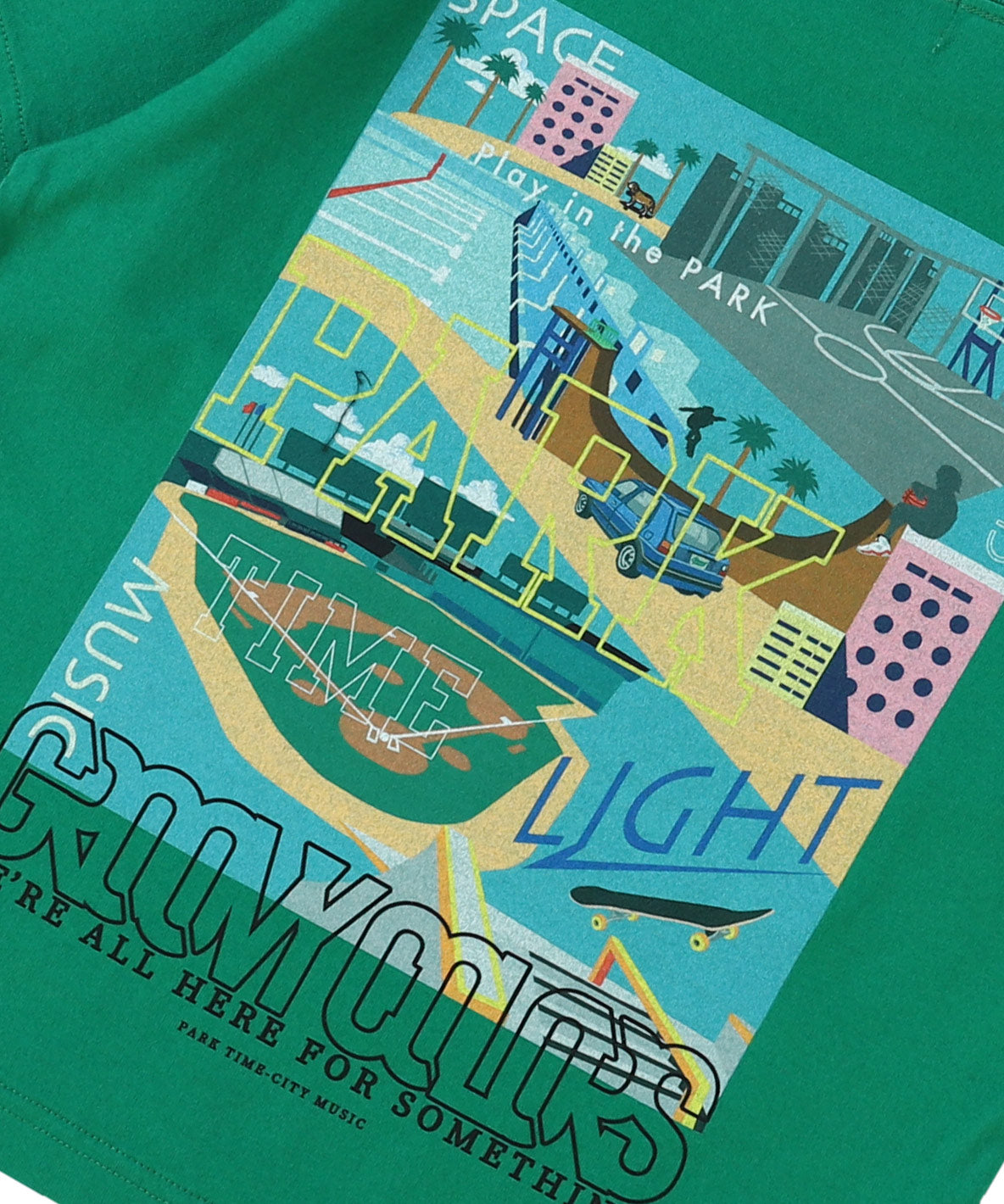 Cotton Jersey PLAY IN THE PARK TEE