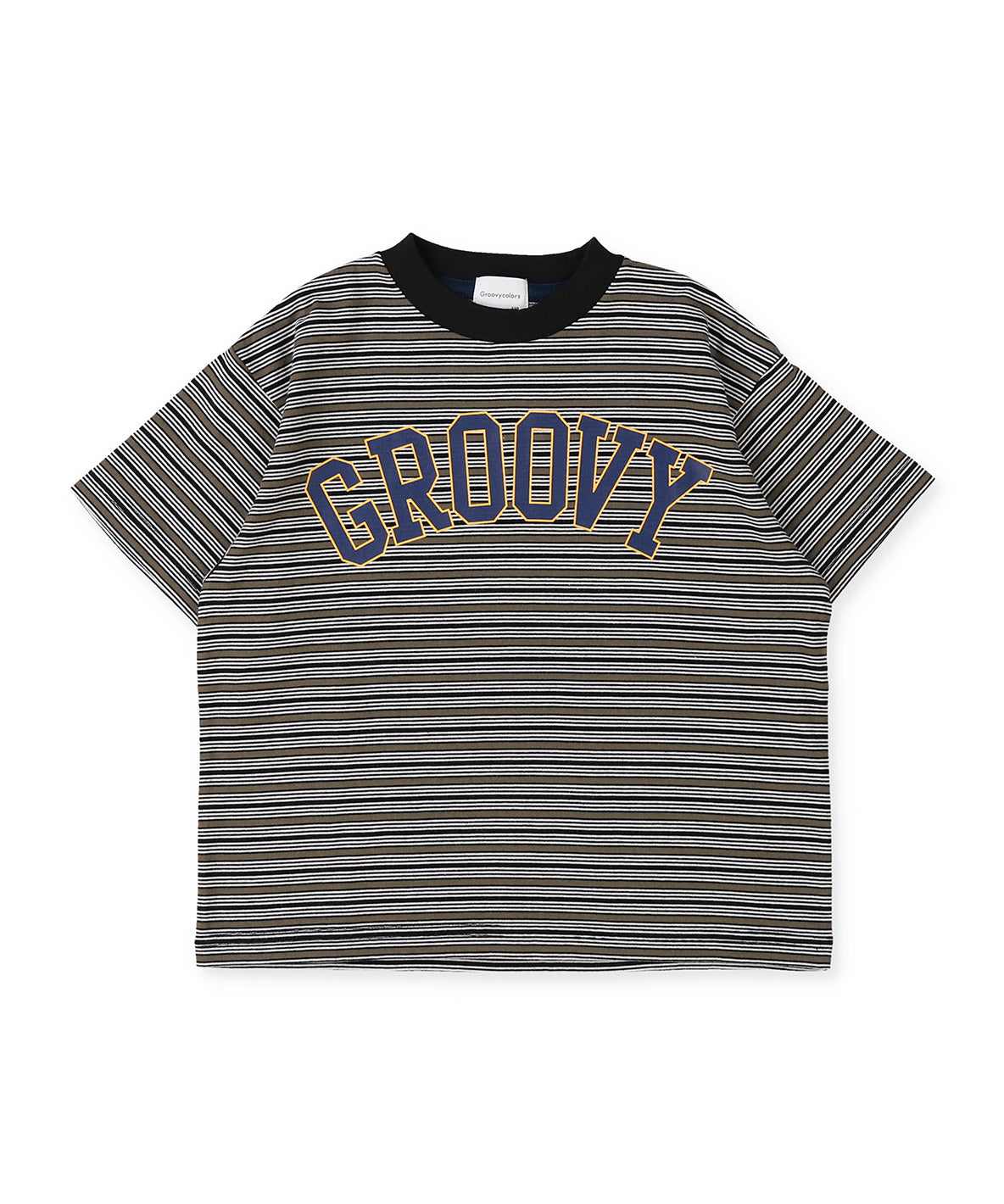 Cotton Jersey Multi Striped GROOVY TEE