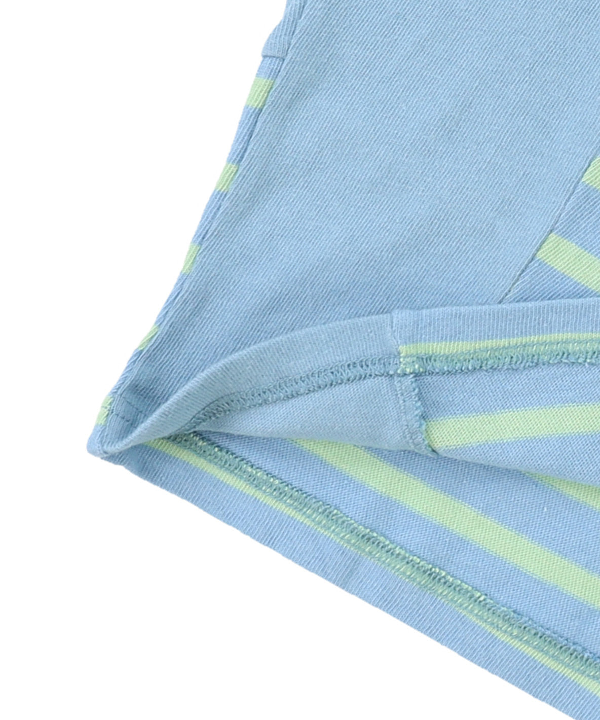 Cotton Jersey Striped Switched Wide TEE