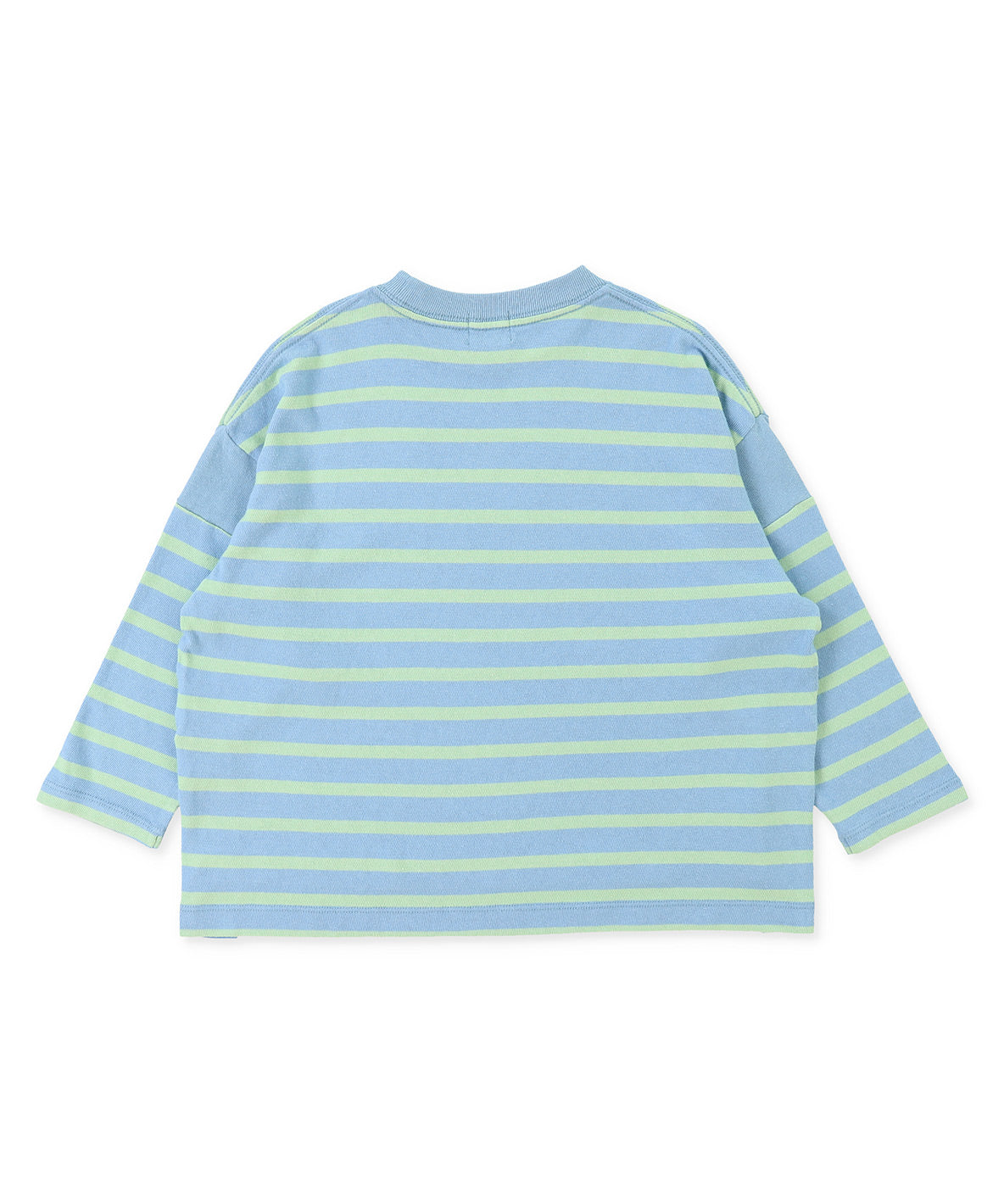 Striped Side Slit WIDE TEE