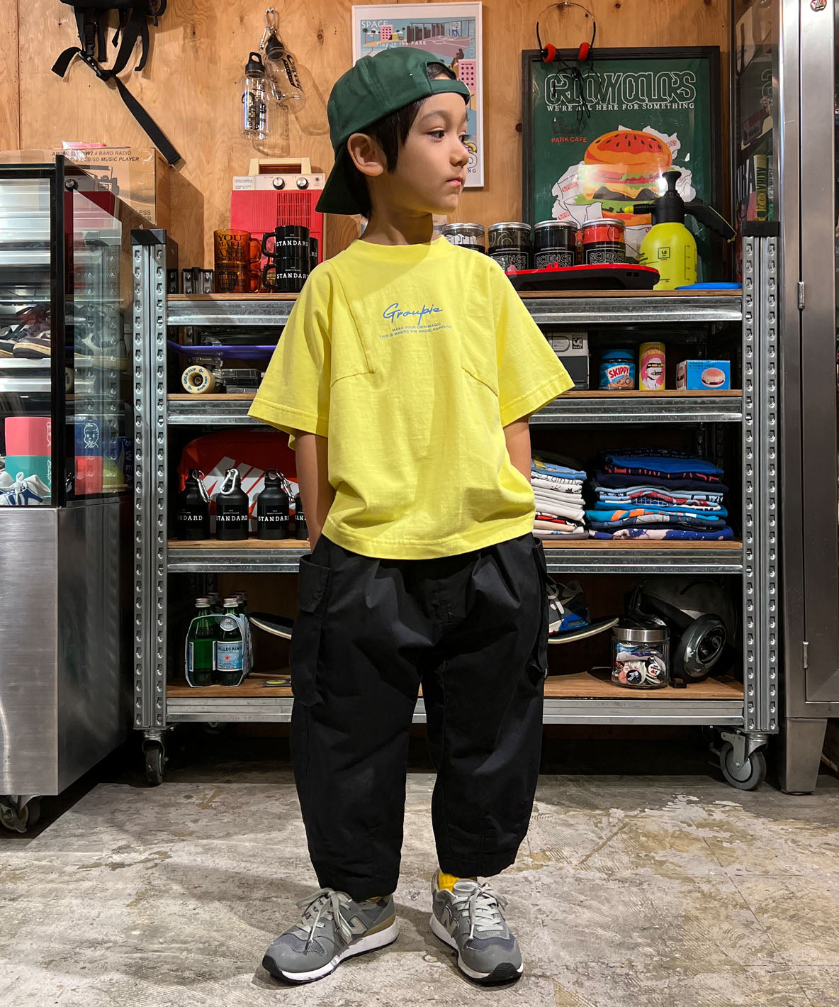 Cotton Jersey Square-sleeve TEE