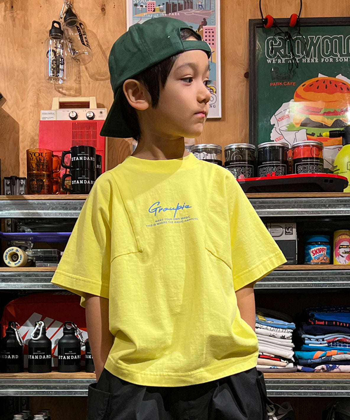 Cotton Jersey Square-sleeve TEE