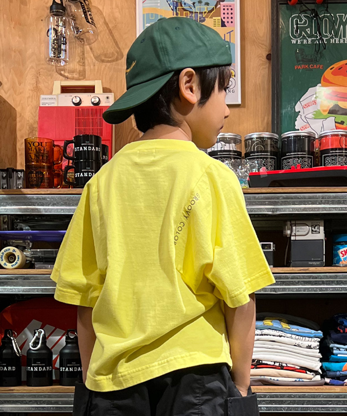 Cotton Jersey Square-sleeve TEE