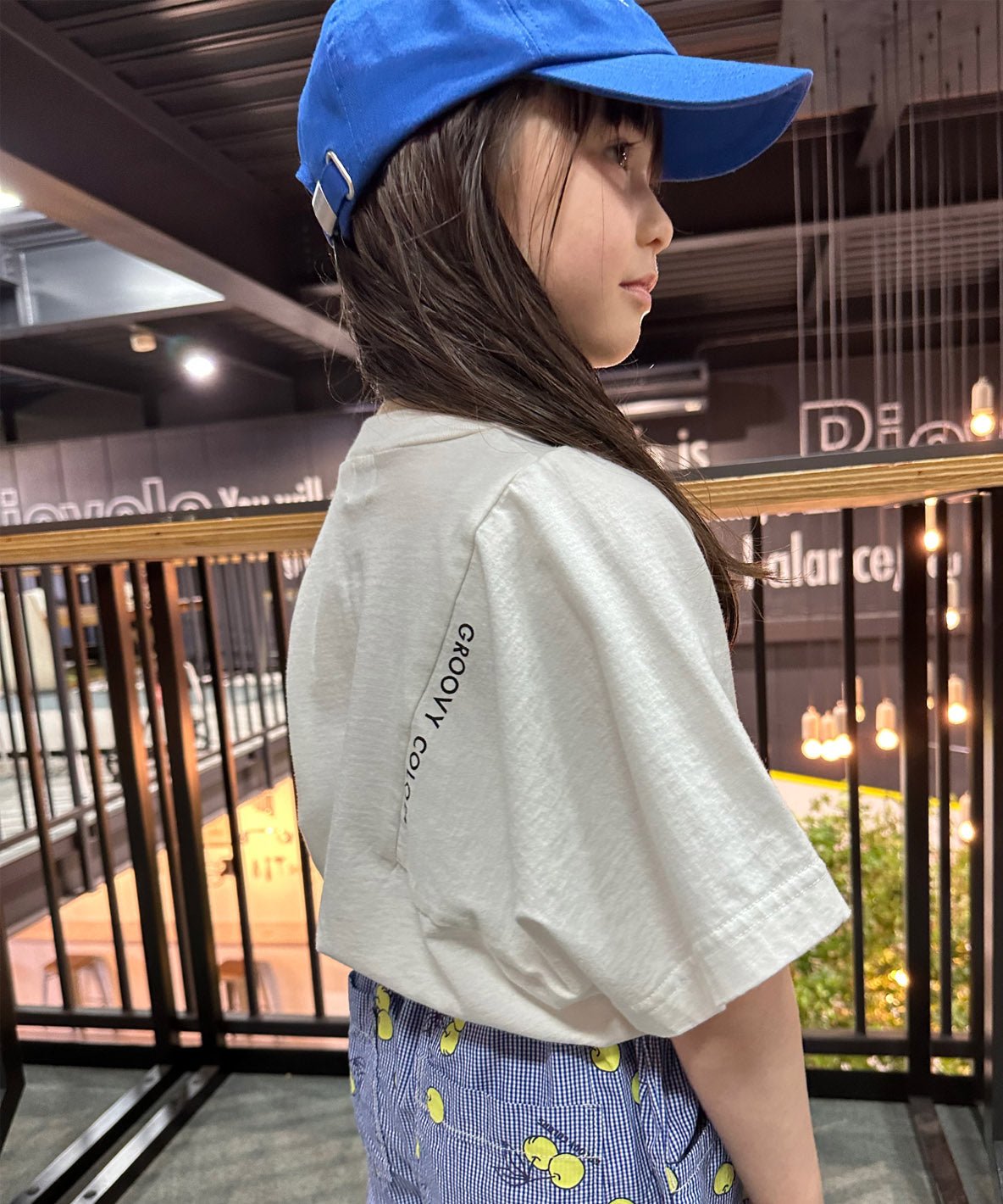 Cotton Jersey Square-sleeve TEE