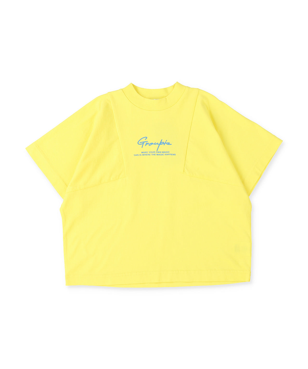 Cotton Jersey Square-sleeve TEE