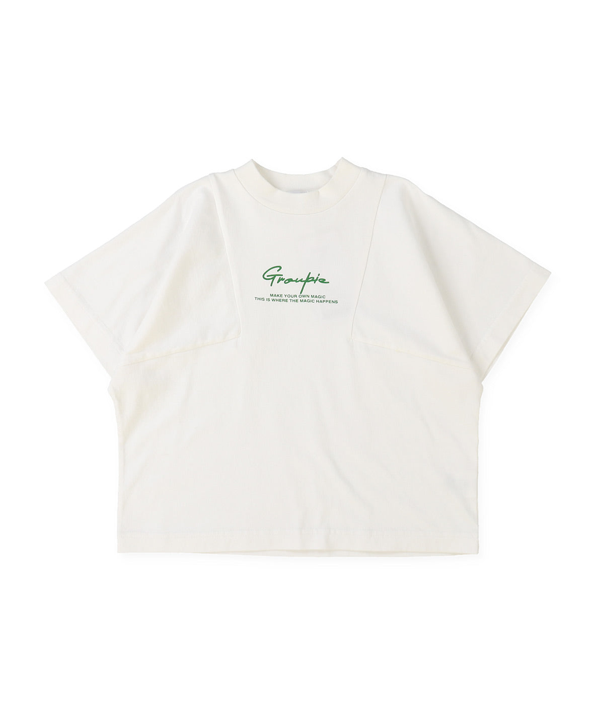 Cotton Jersey Square-sleeve TEE