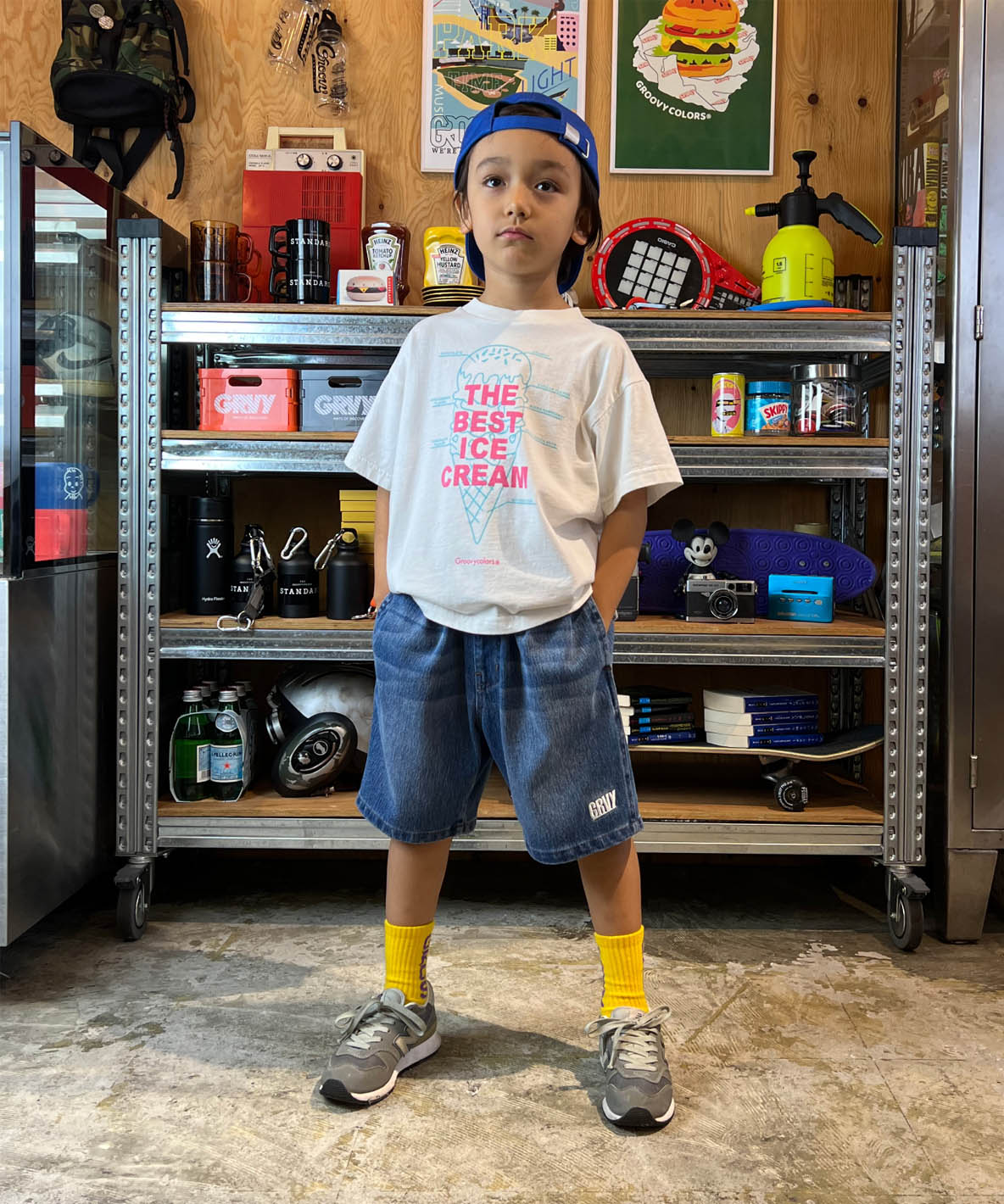 Cotton Jersey ICE CREAM TEE