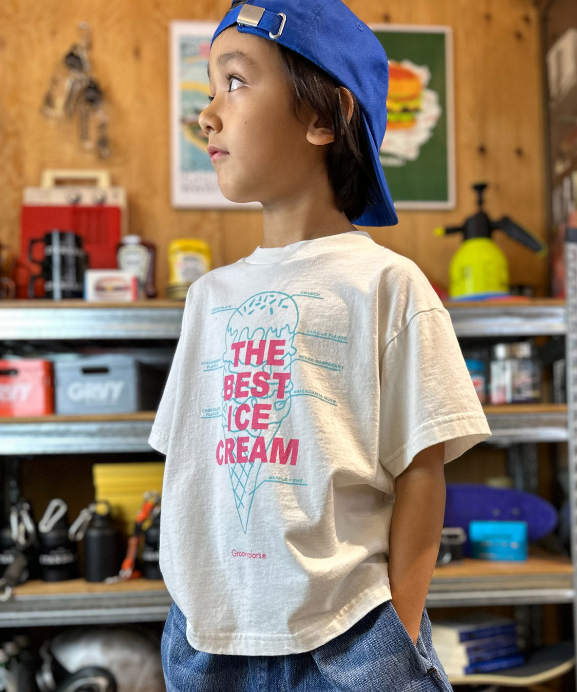Cotton Jersey ICE CREAM TEE