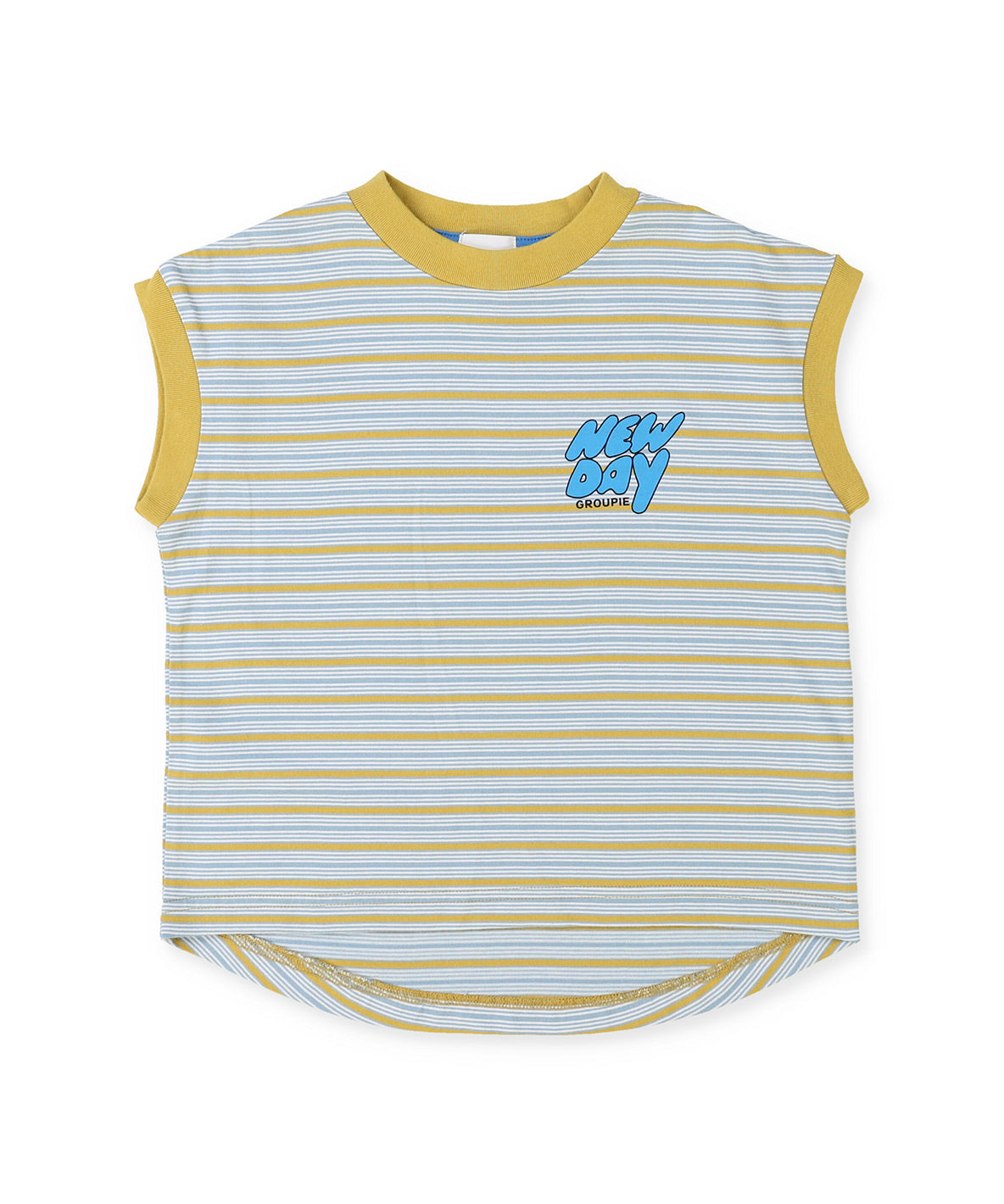 Multi Striped Sleeveless TEE