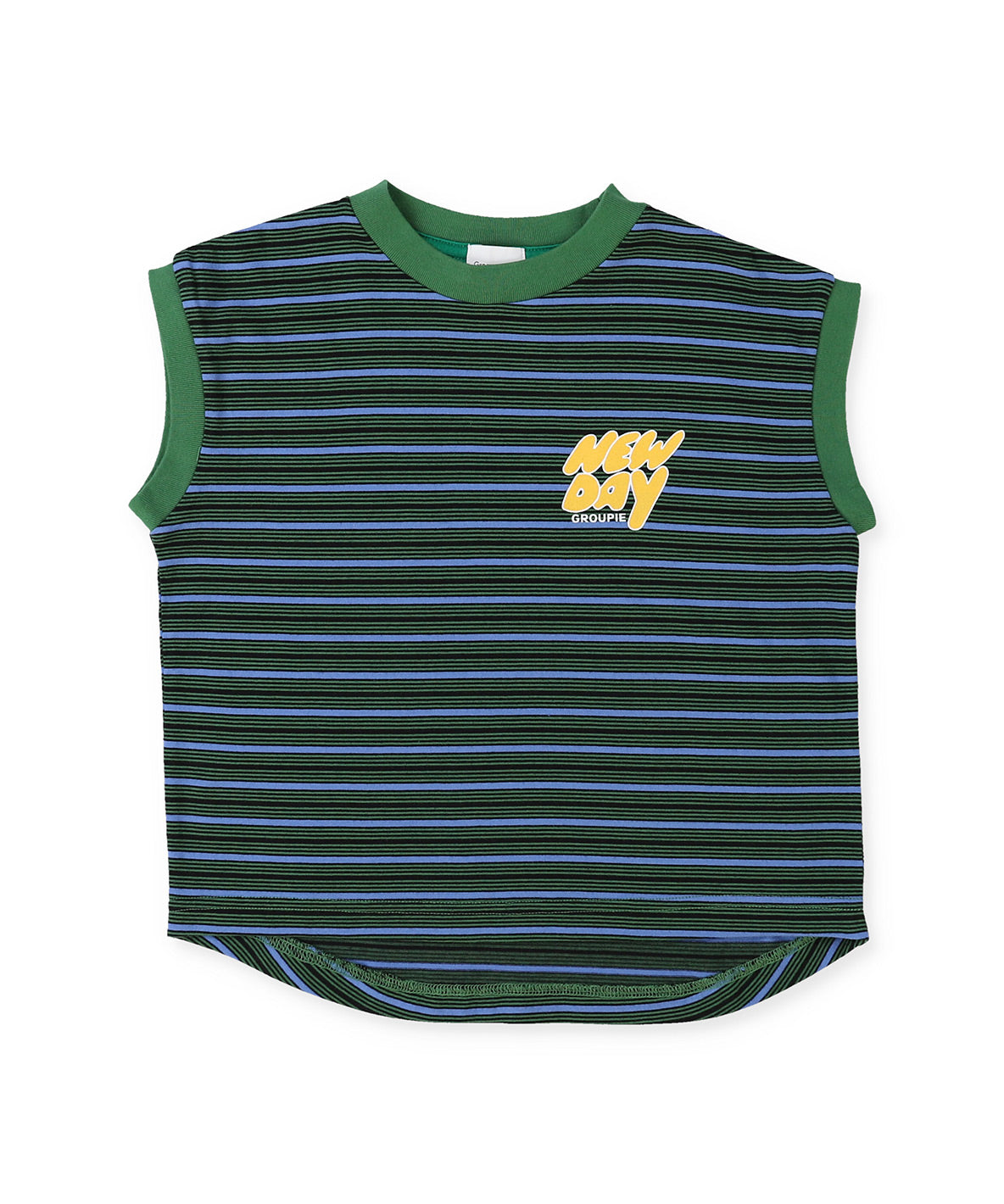 Multi Striped Sleeveless TEE