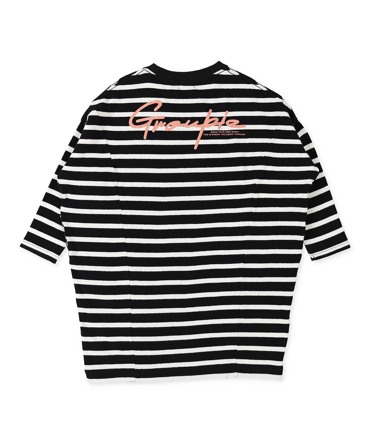 Striped Tent Silhouette L/S Dress