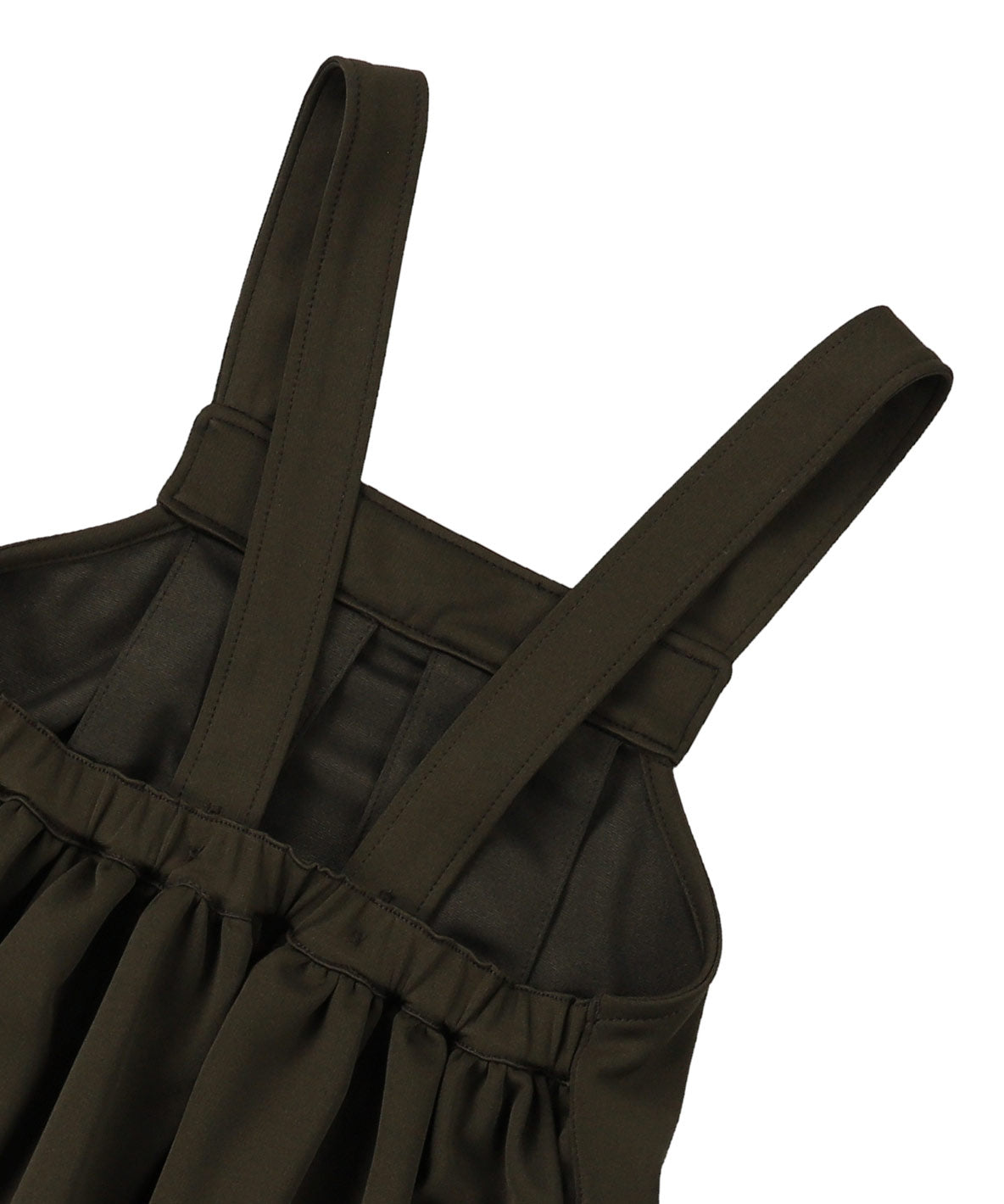 Stretchy Ponte Long Overall Skirt