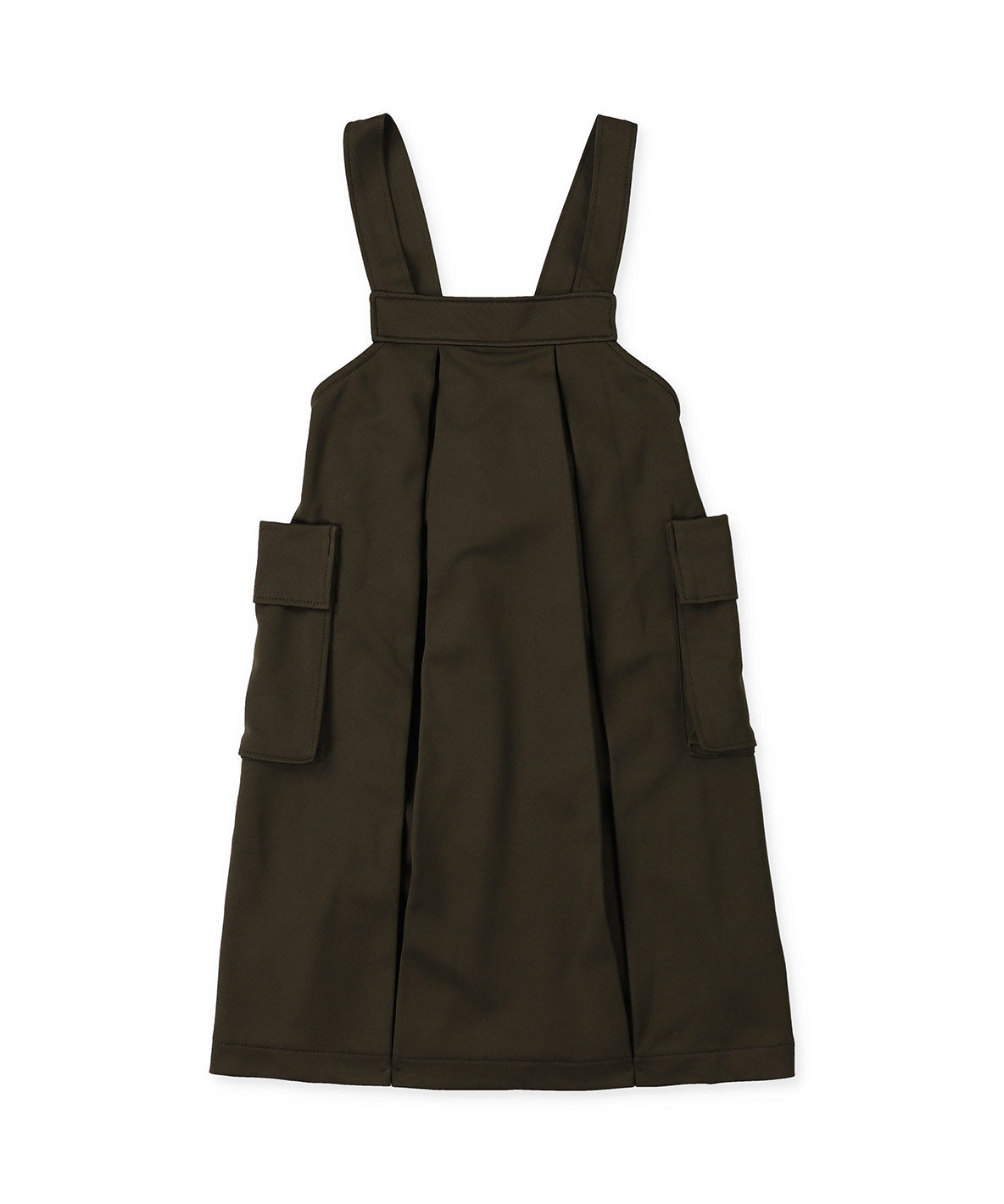 Stretchy Ponte Long Overall Skirt