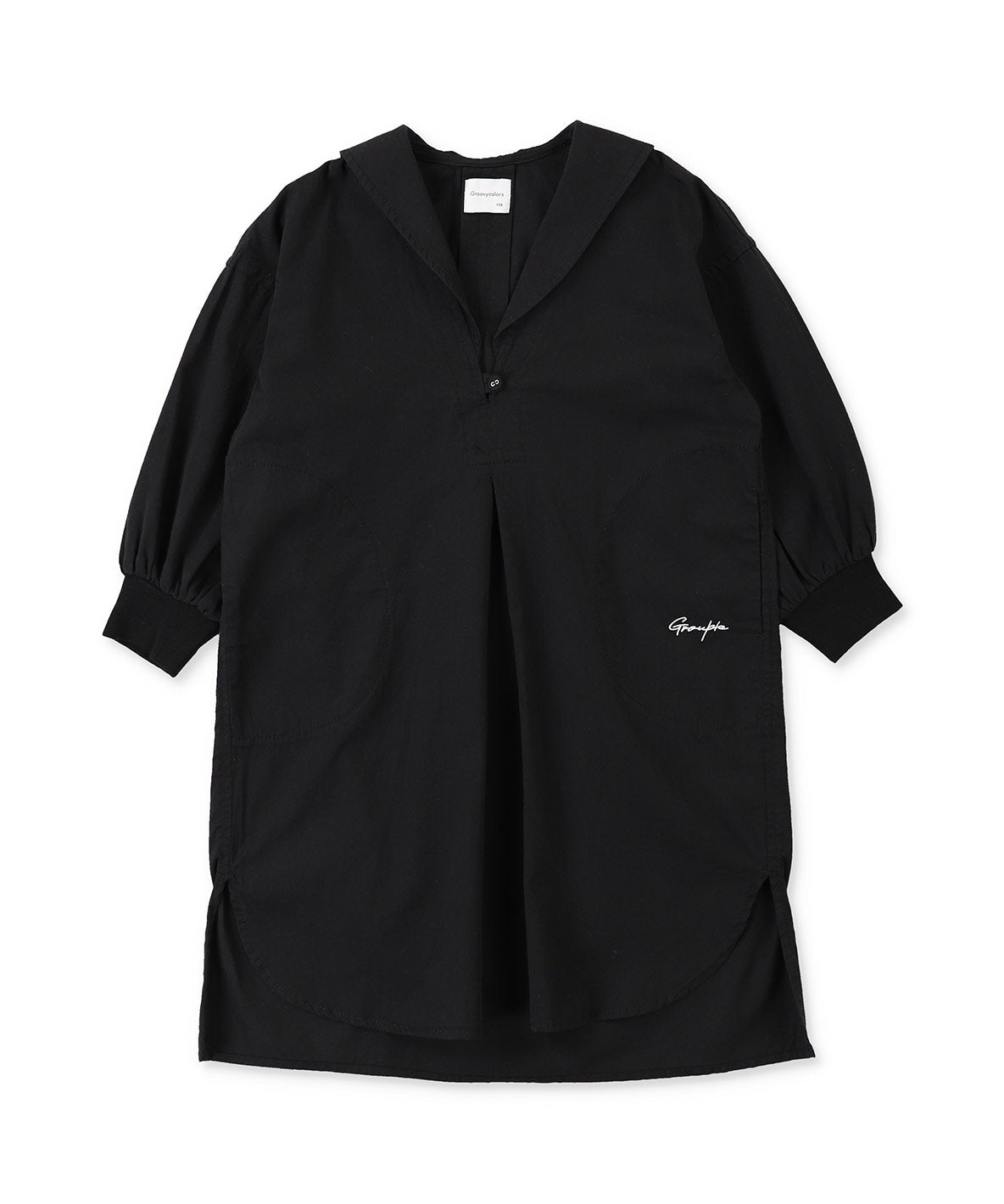 Soft Twill Sailor Shirt Dress