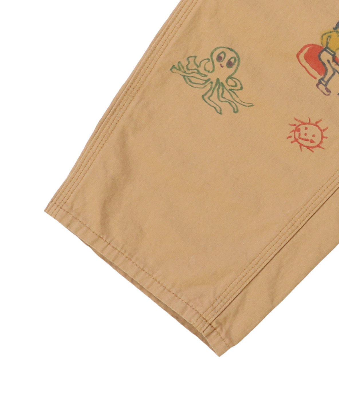 Cotton Satin Scribble Pants