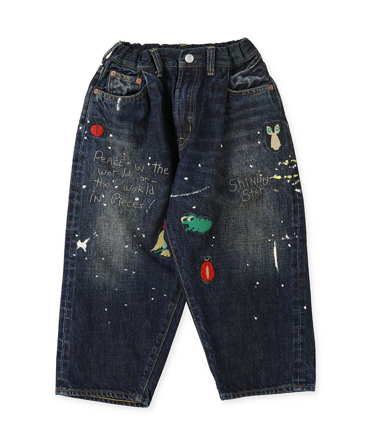 12oz Denim Embroidered Pants