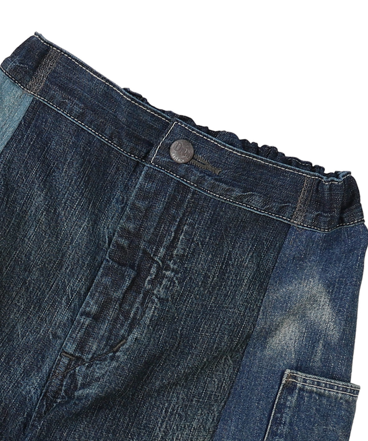 8oz Denim Switching Design Pants