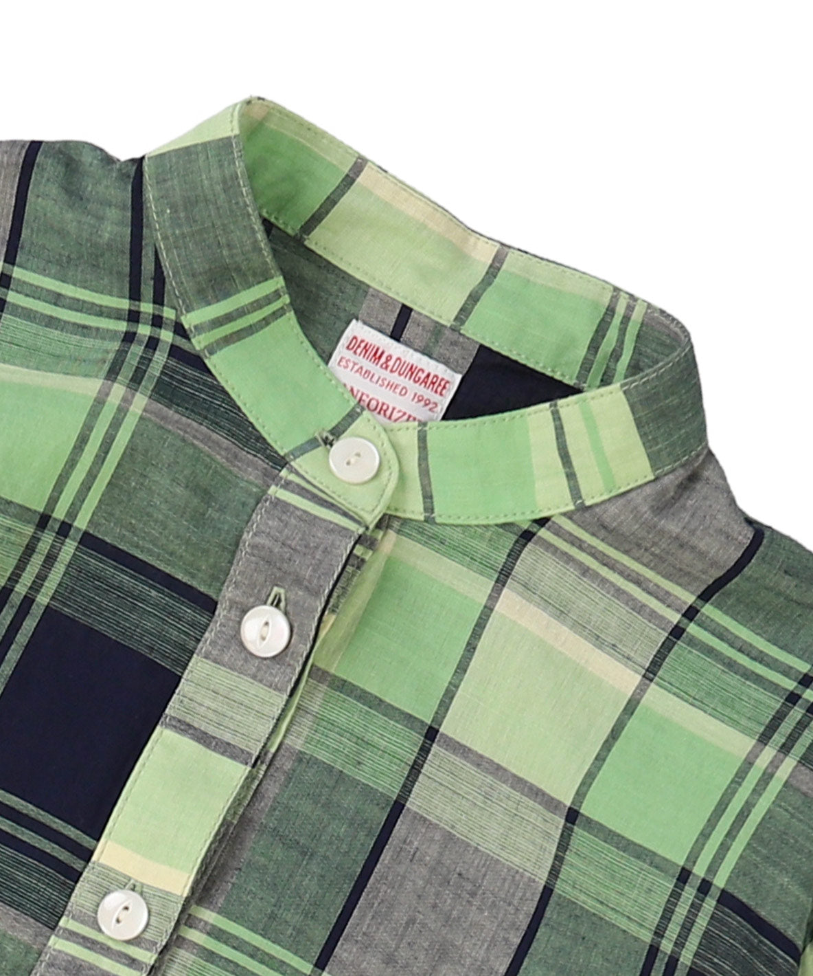 Madras Plaid Docking Dress