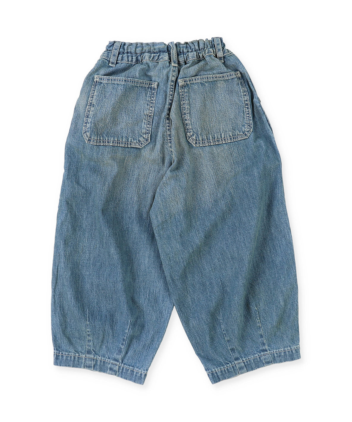 8oz Denim Scribble Balloon Pants