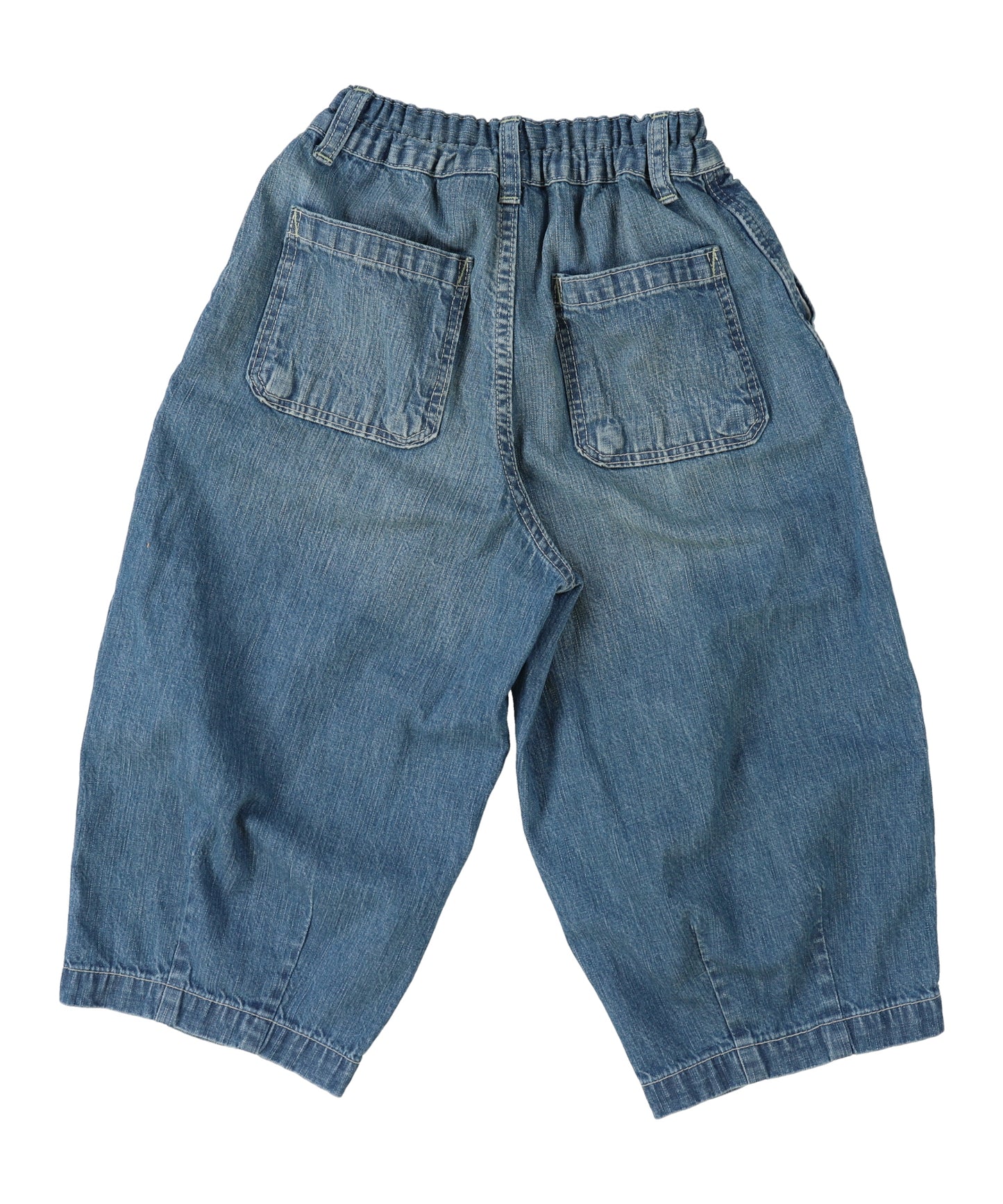 8oz Denim Scribble Balloon Pants