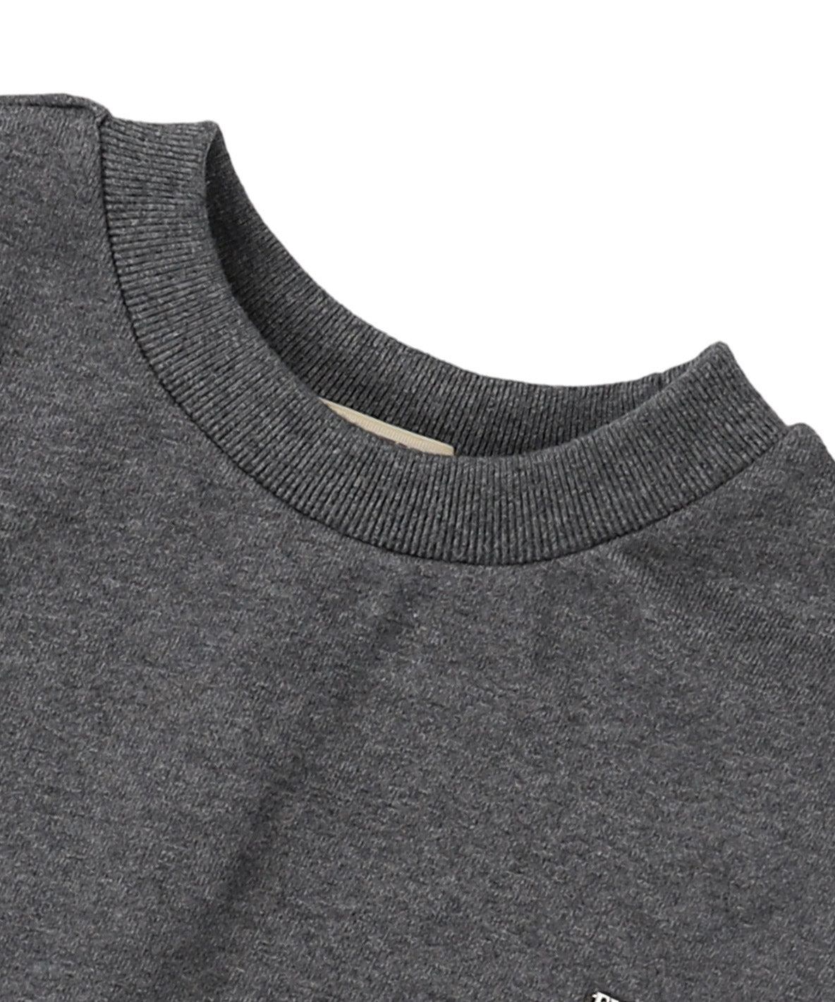 Pile and Knit Detachable Collar Sweatshirt
