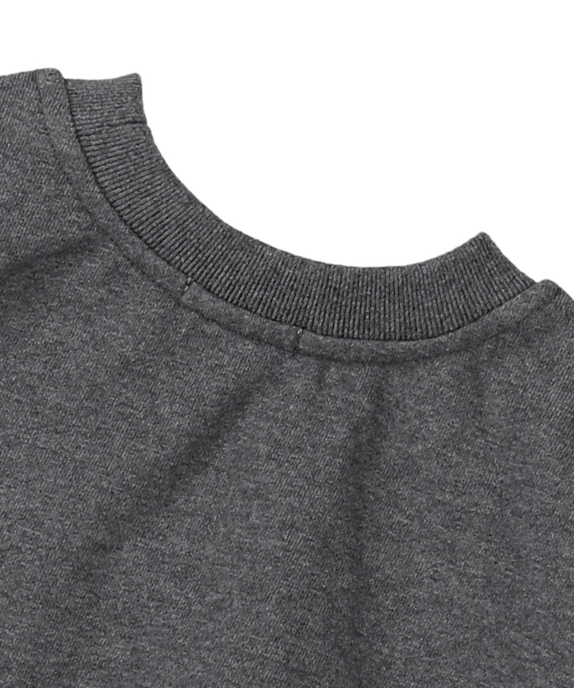 Pile and Knit Detachable Collar Sweatshirt