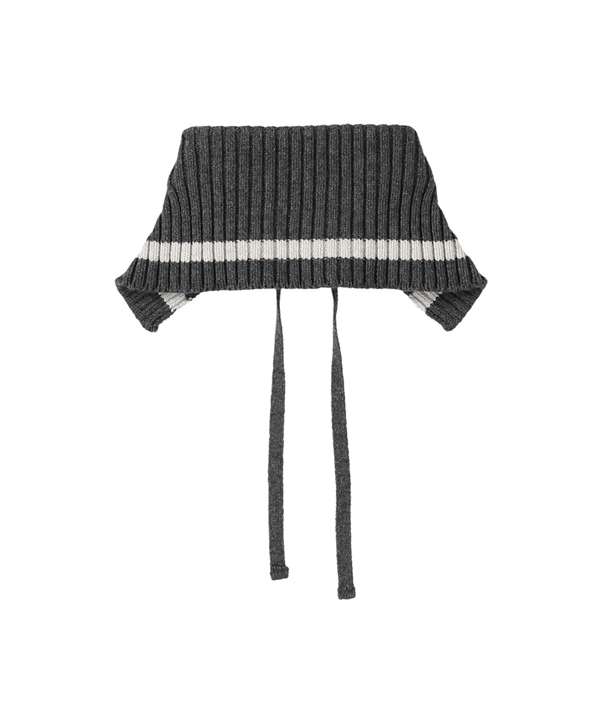 Pile and Knit Detachable Collar Sweatshirt