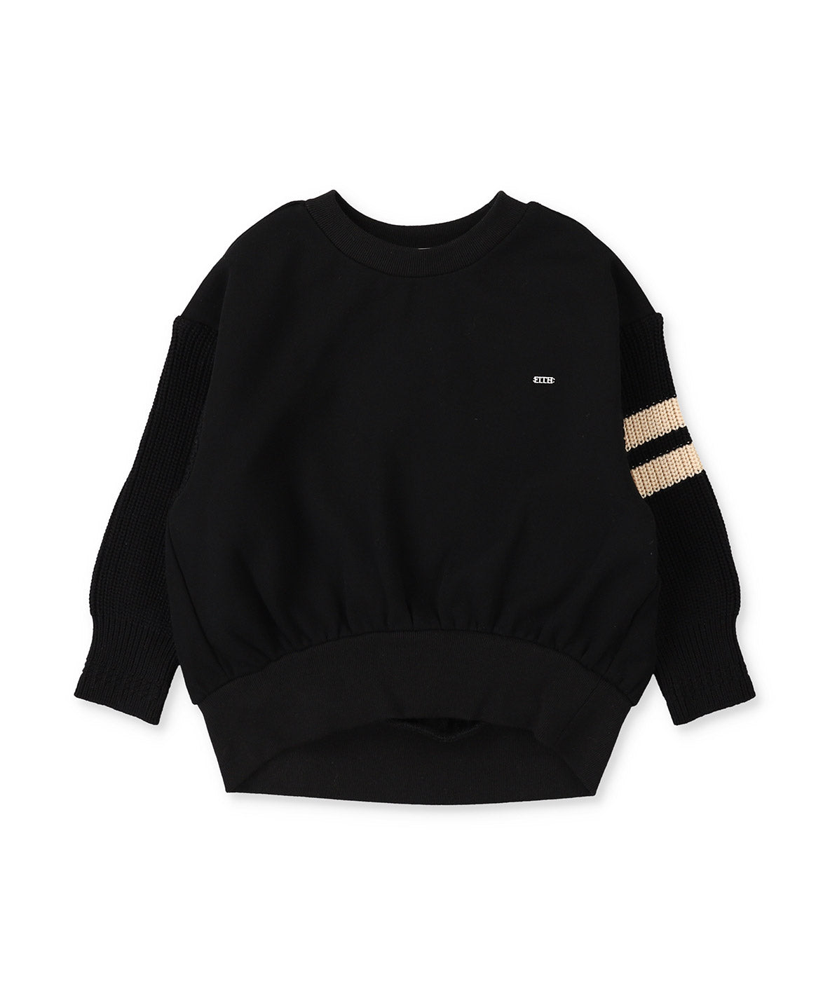 Pile and Knit Detachable Collar Sweatshirt