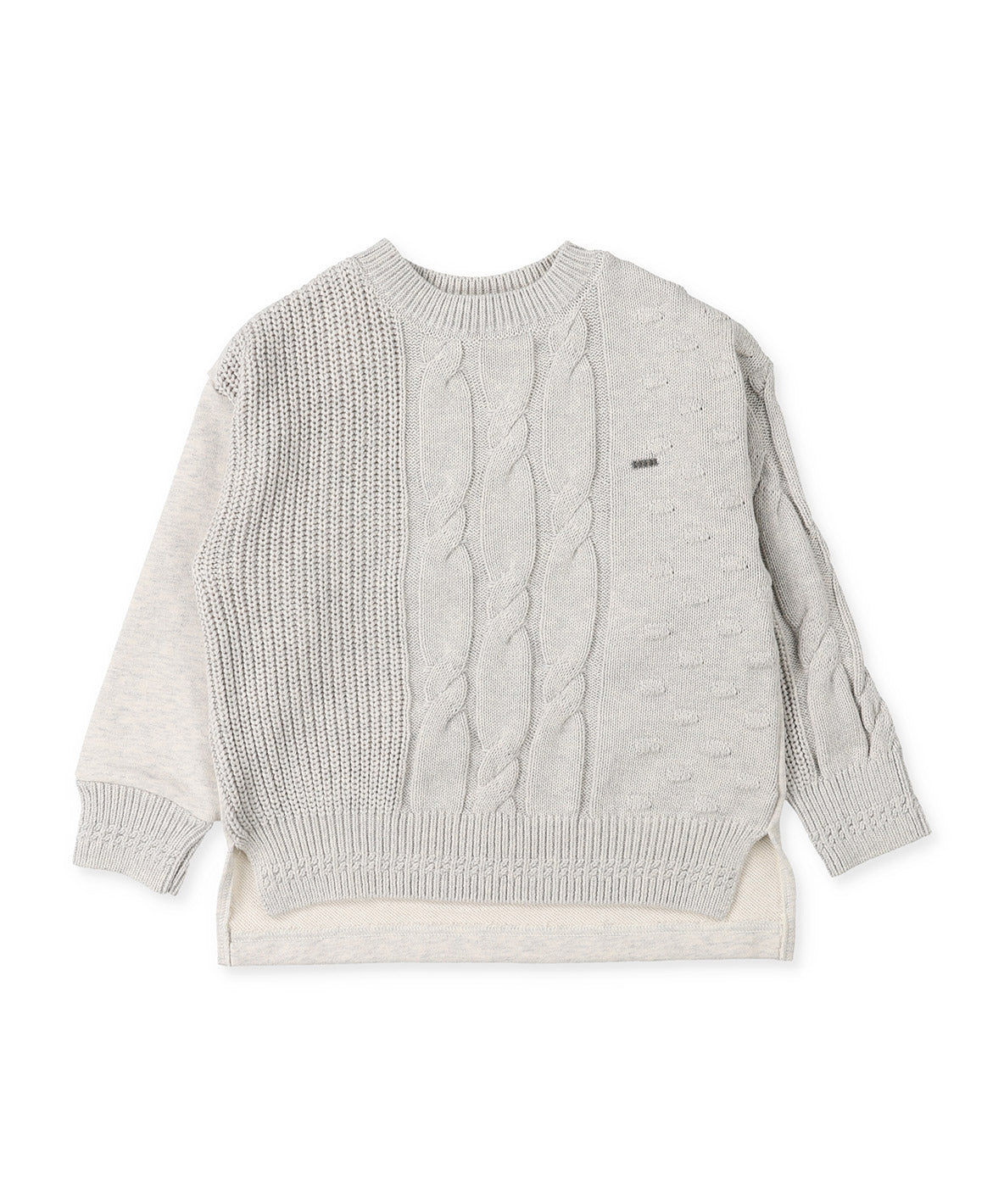 Pile and Knit Sweatshirt