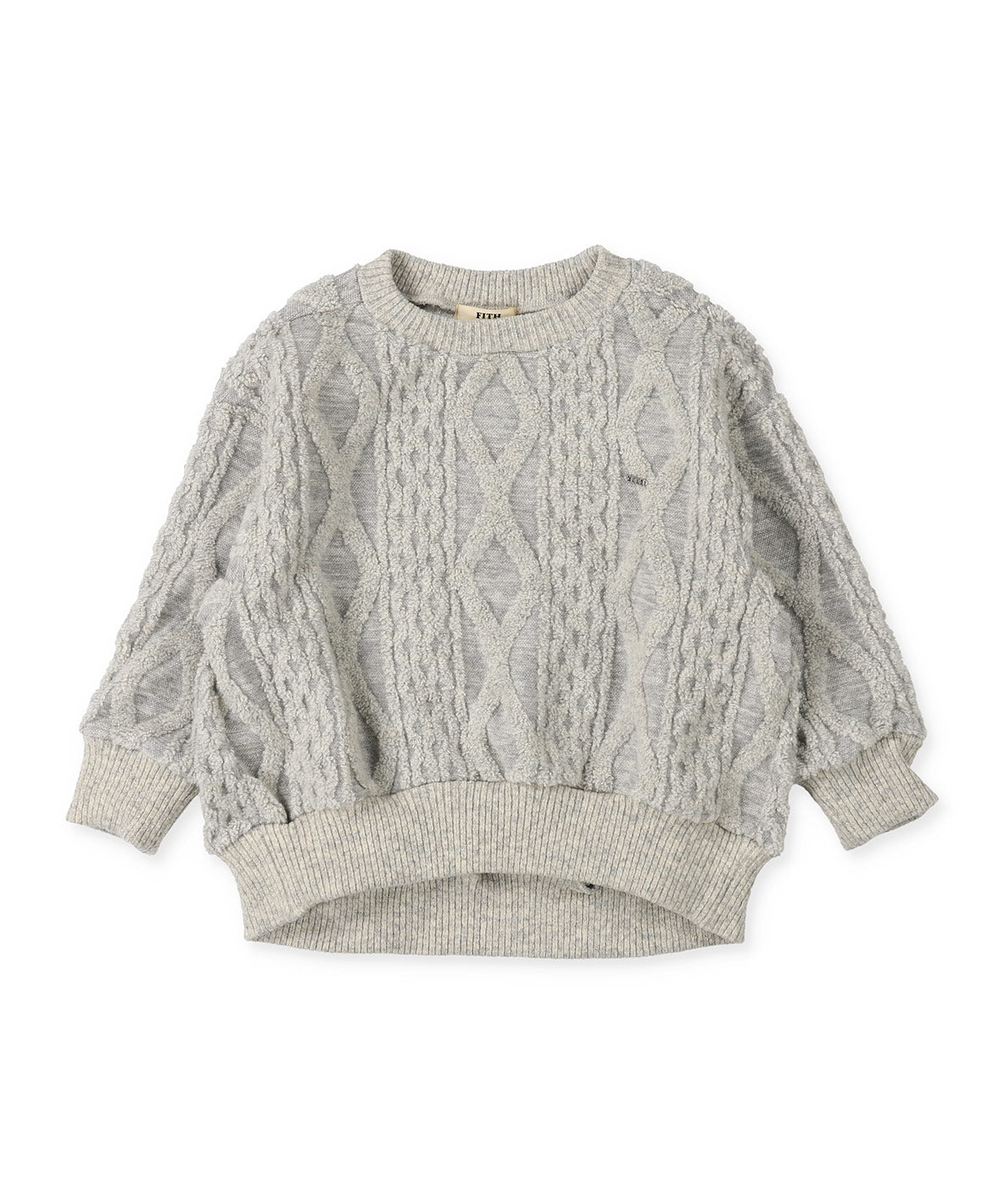 Lampswool Cable Pile Sweatshirt