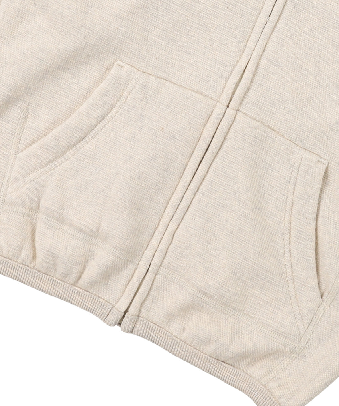Long-cut Pile Zip-up Hoodie