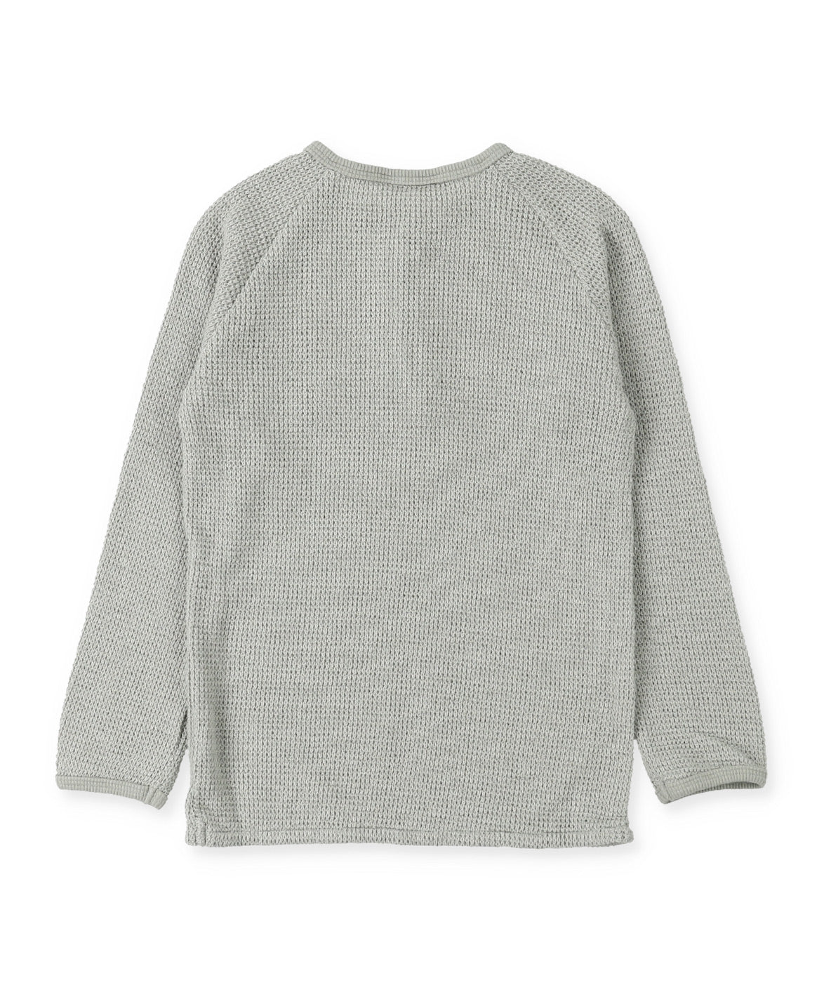 Slub Waffle Henry-neck TEE