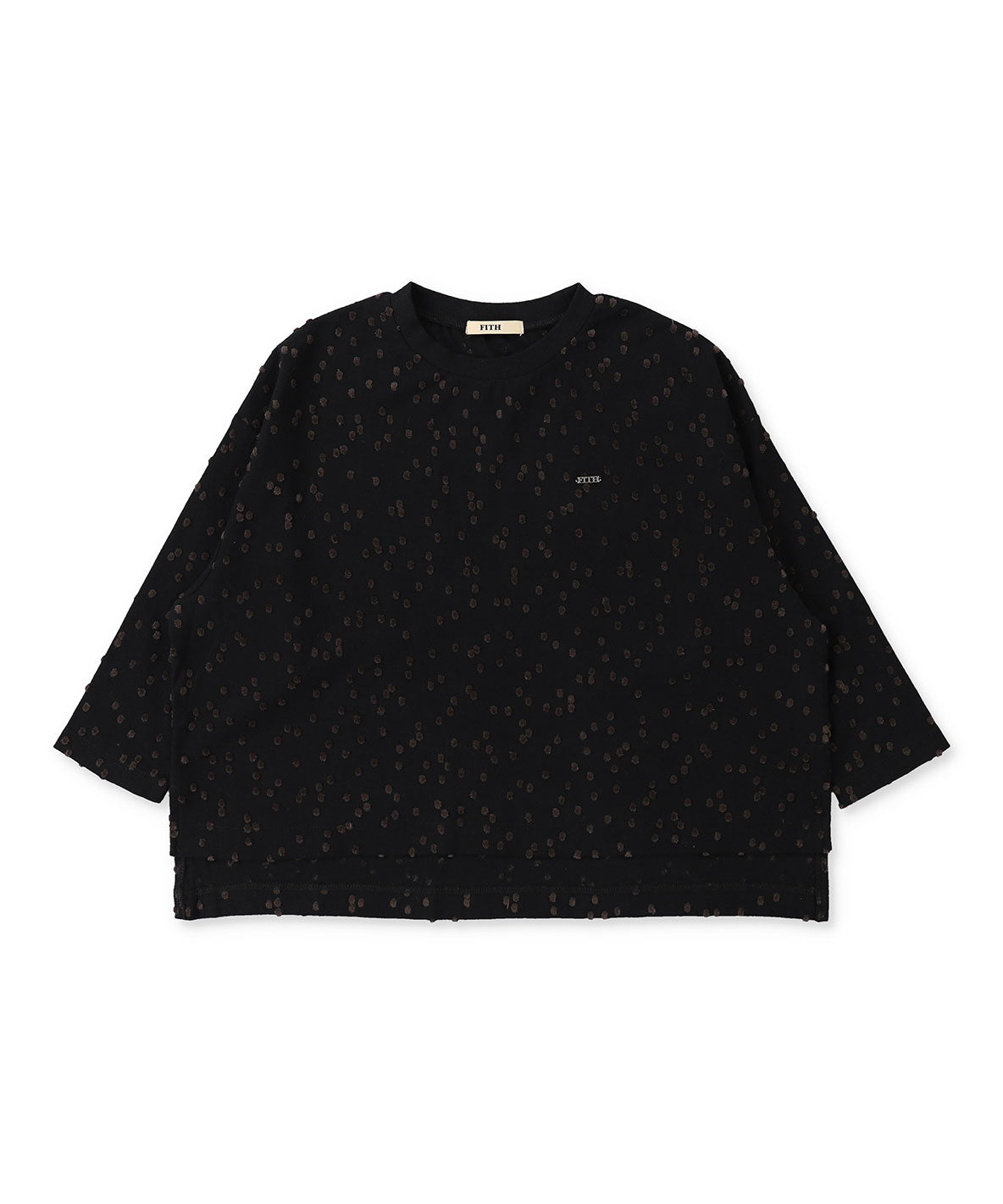 Velore-cut Small Dot Jaqcurad Wide TEE
