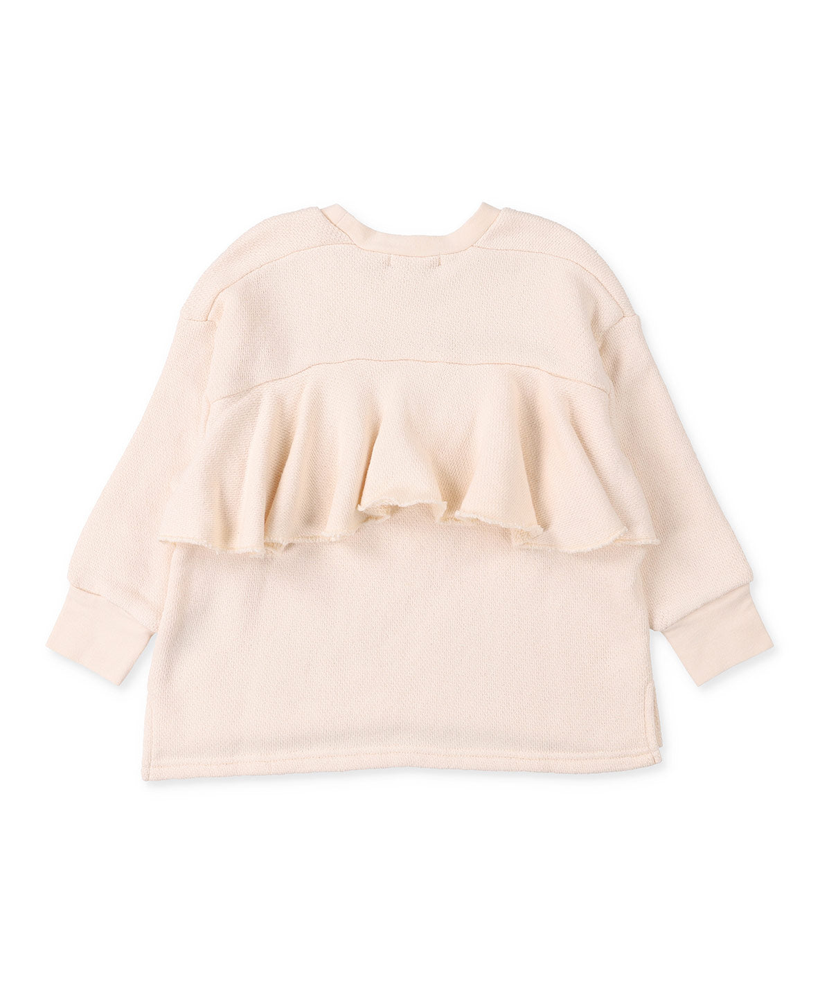 Low Gauge Fleece Frilled Sweatshirt