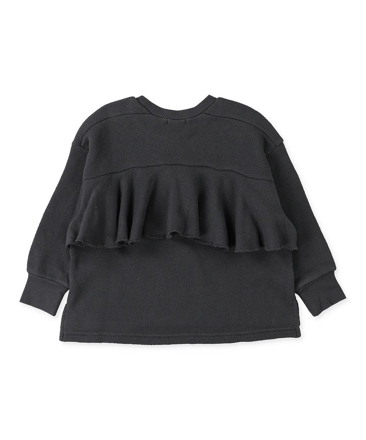 Low Gauge Fleece Frilled Sweatshirt