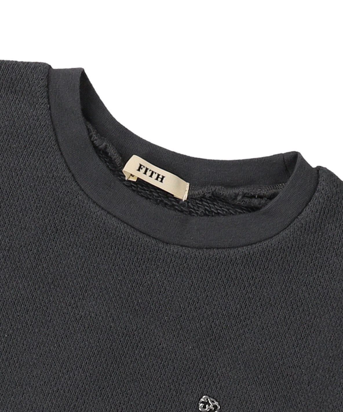 Low Gauge Fleece Frilled Sweatshirt