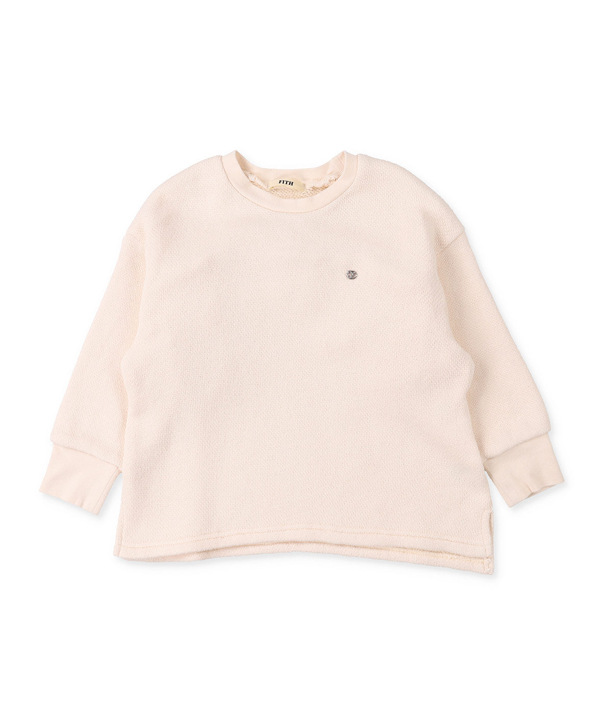 Low Gauge Fleece Frilled Sweatshirt