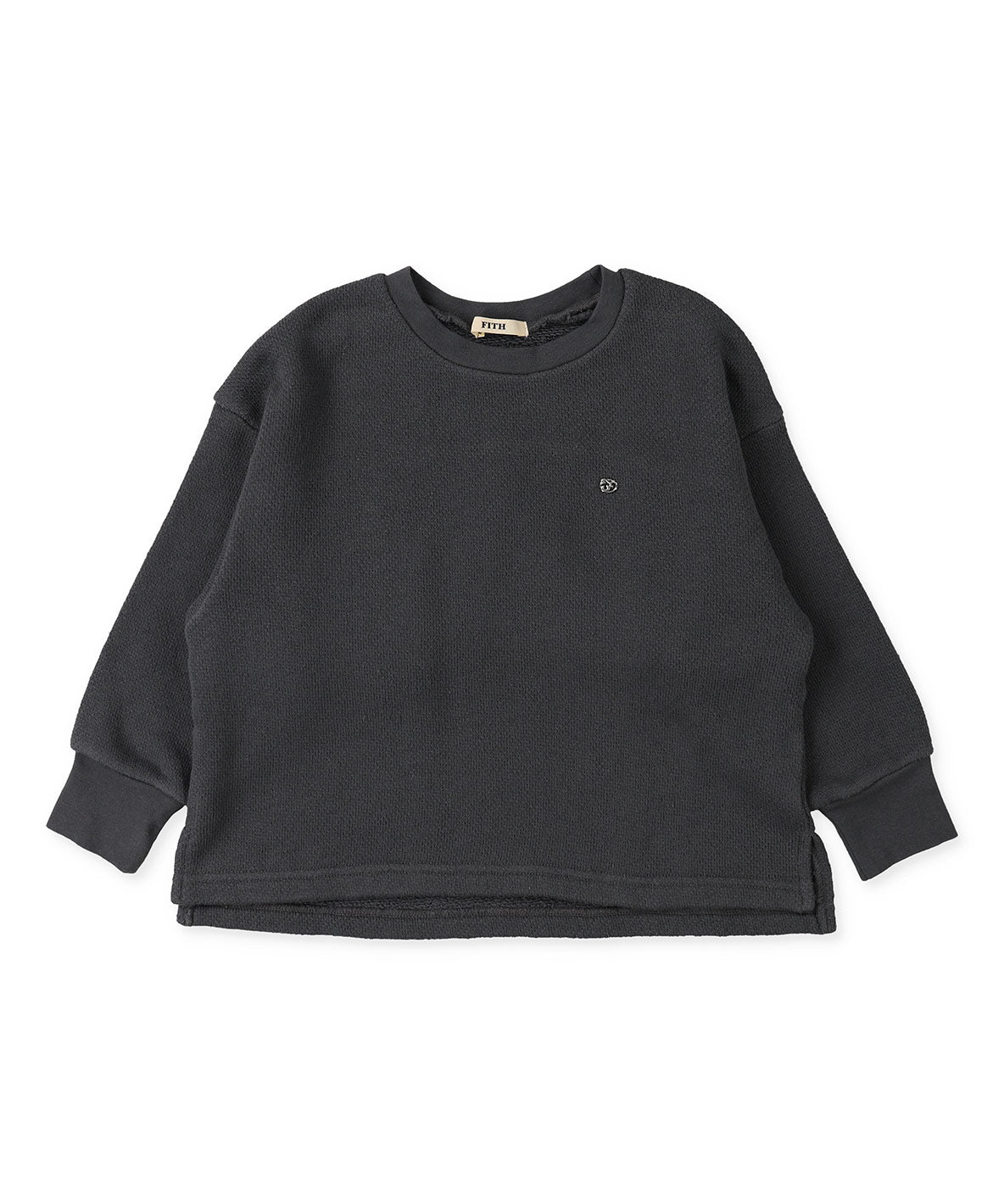 Low Gauge Fleece Frilled Sweatshirt