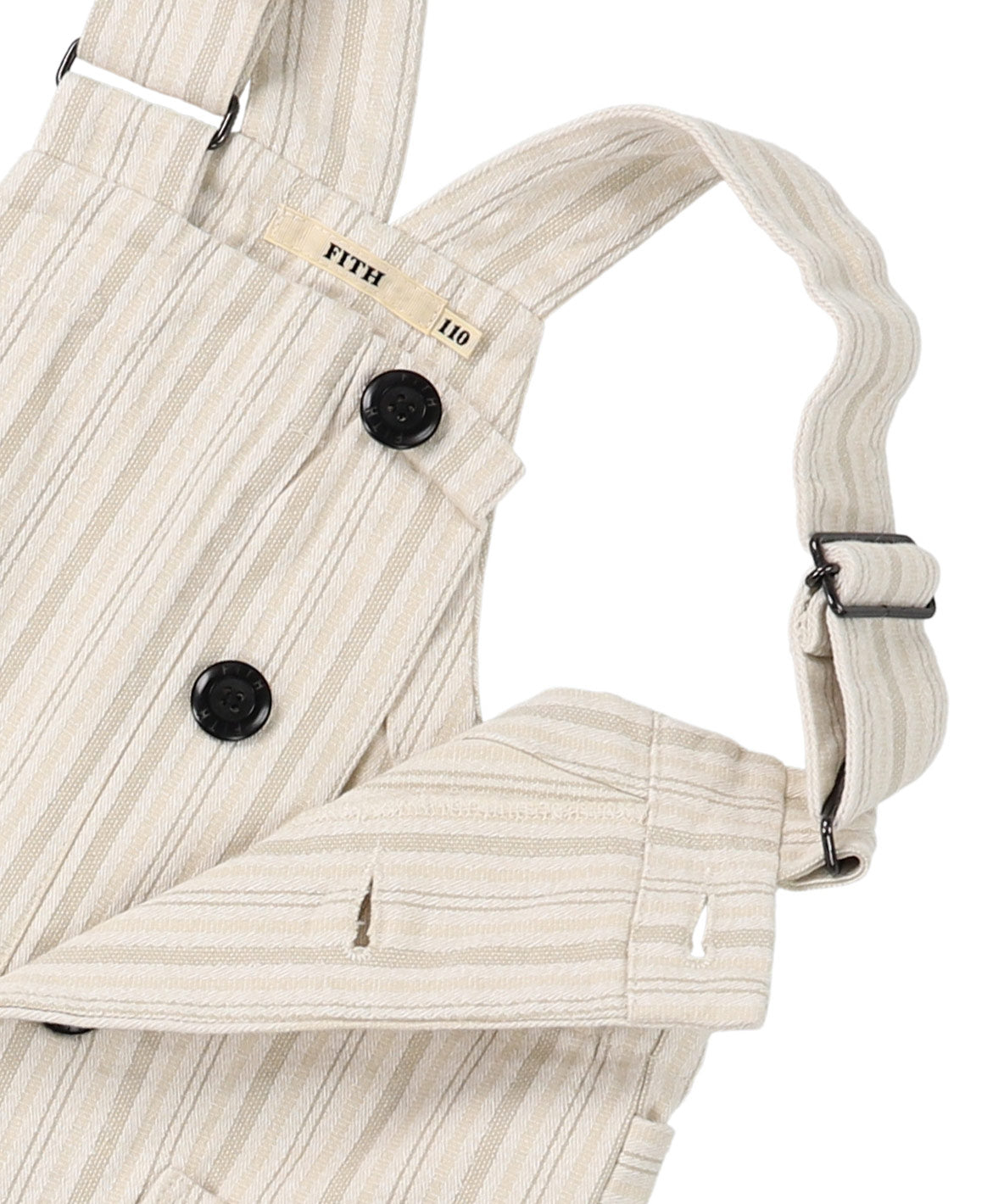 Mottle Striped Overalls
