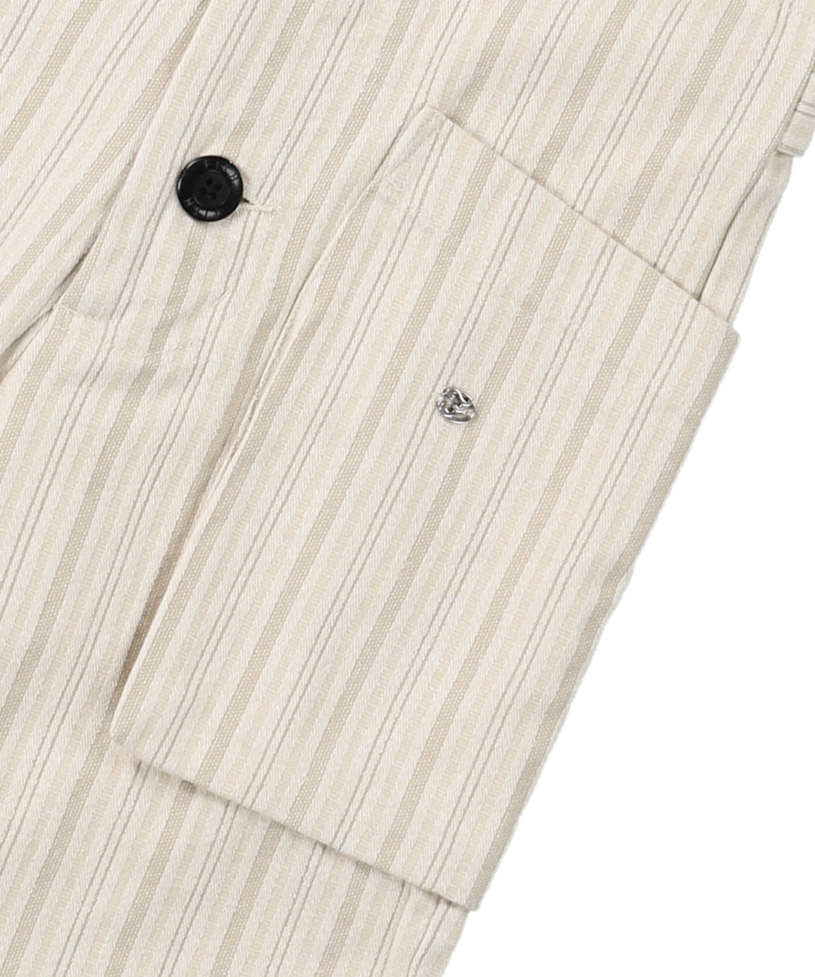 Mottle Striped Overalls