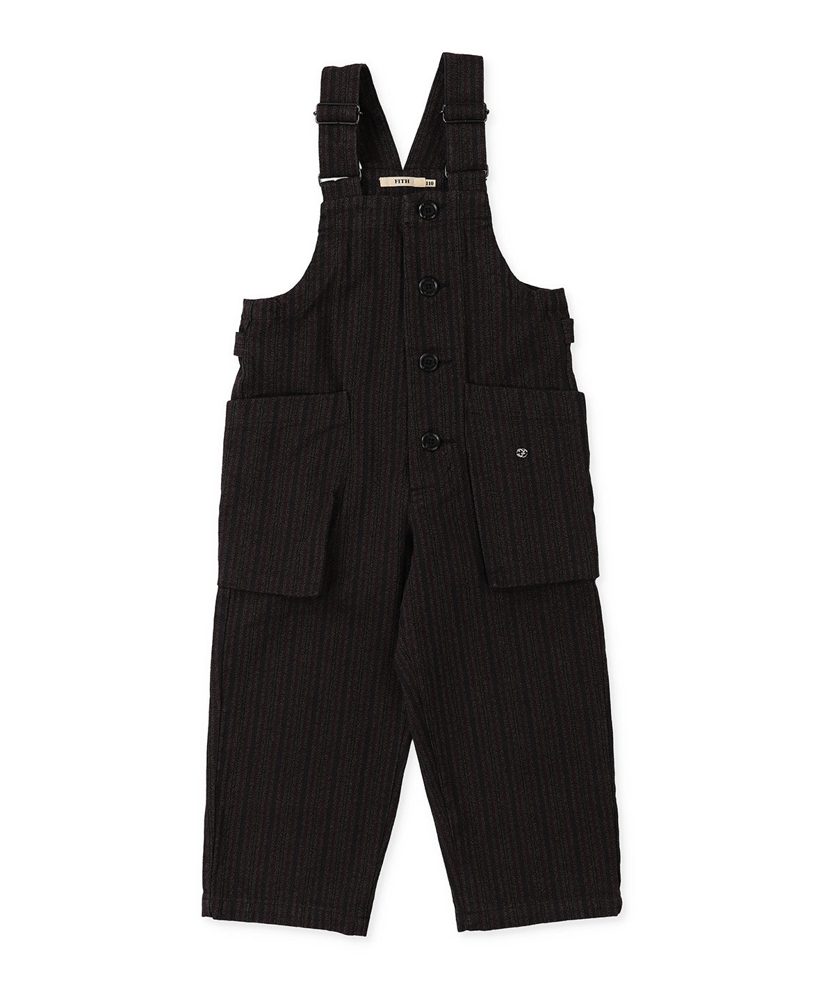 Mottle Striped Overalls